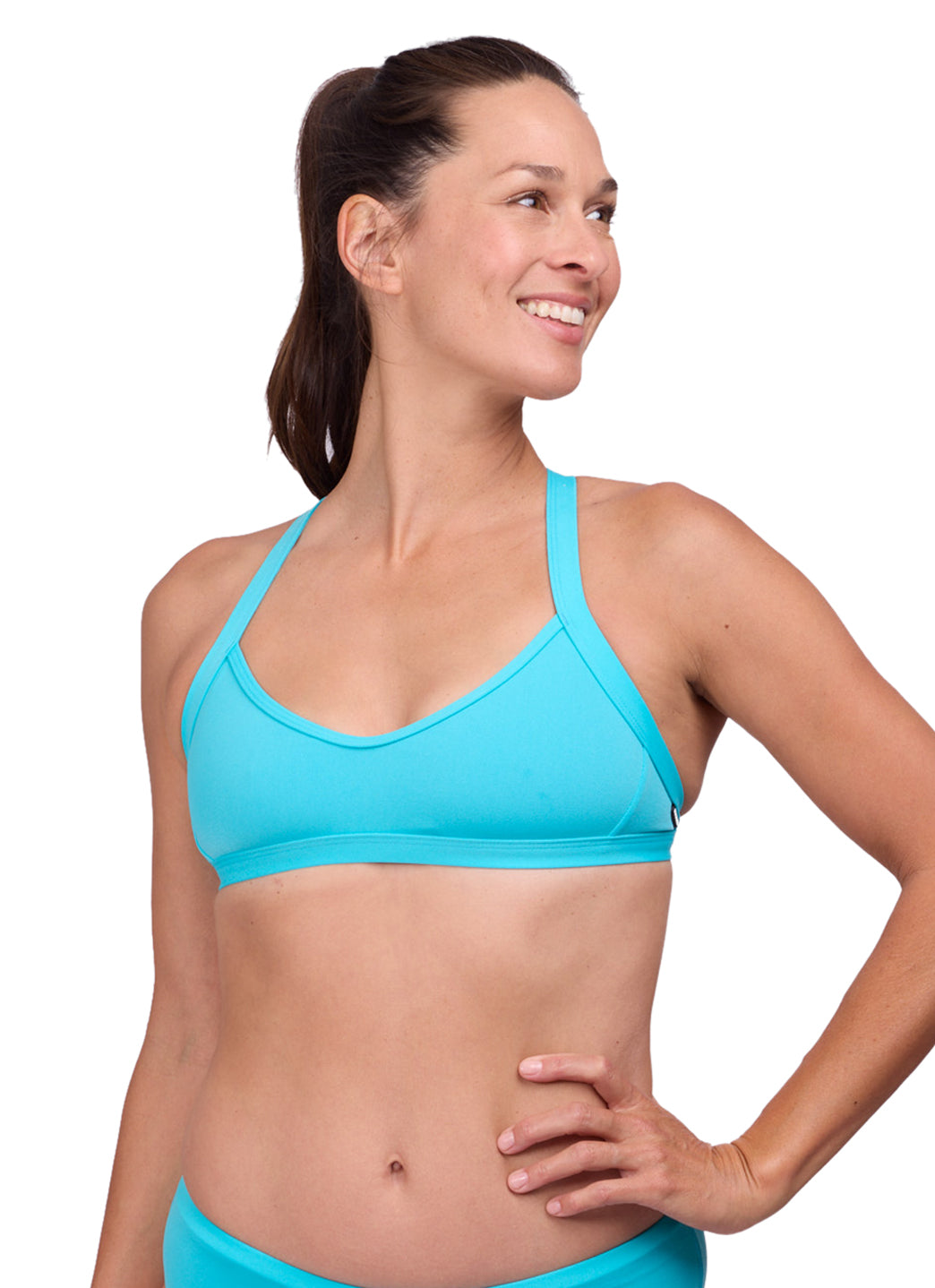 JOLYN Women's Kathleen Solid Bikini Top、mySite、noshort