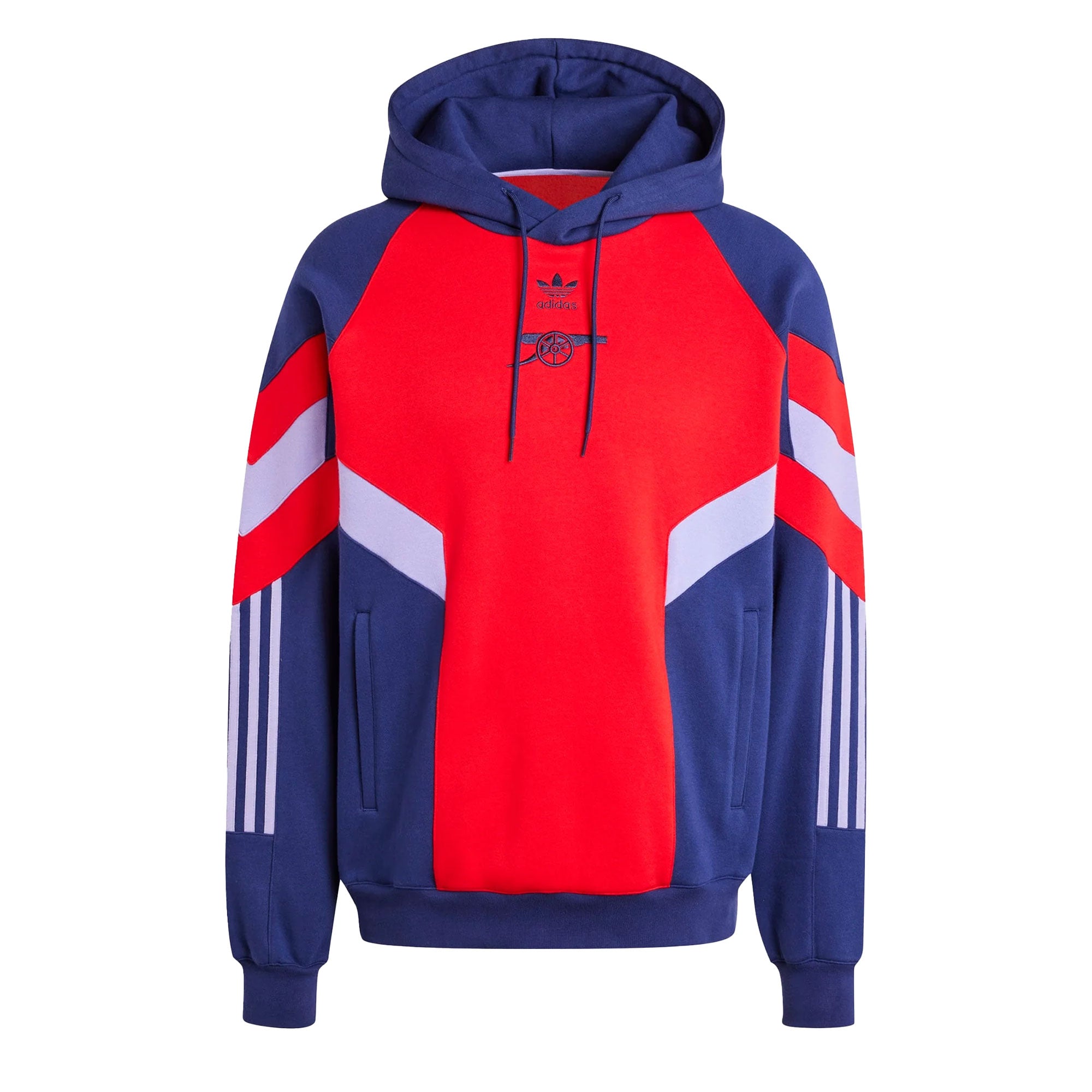 adidas Men's Arsenal Originals 2024/25 Hoodie Night Sky/Red、mySite、bottomscart