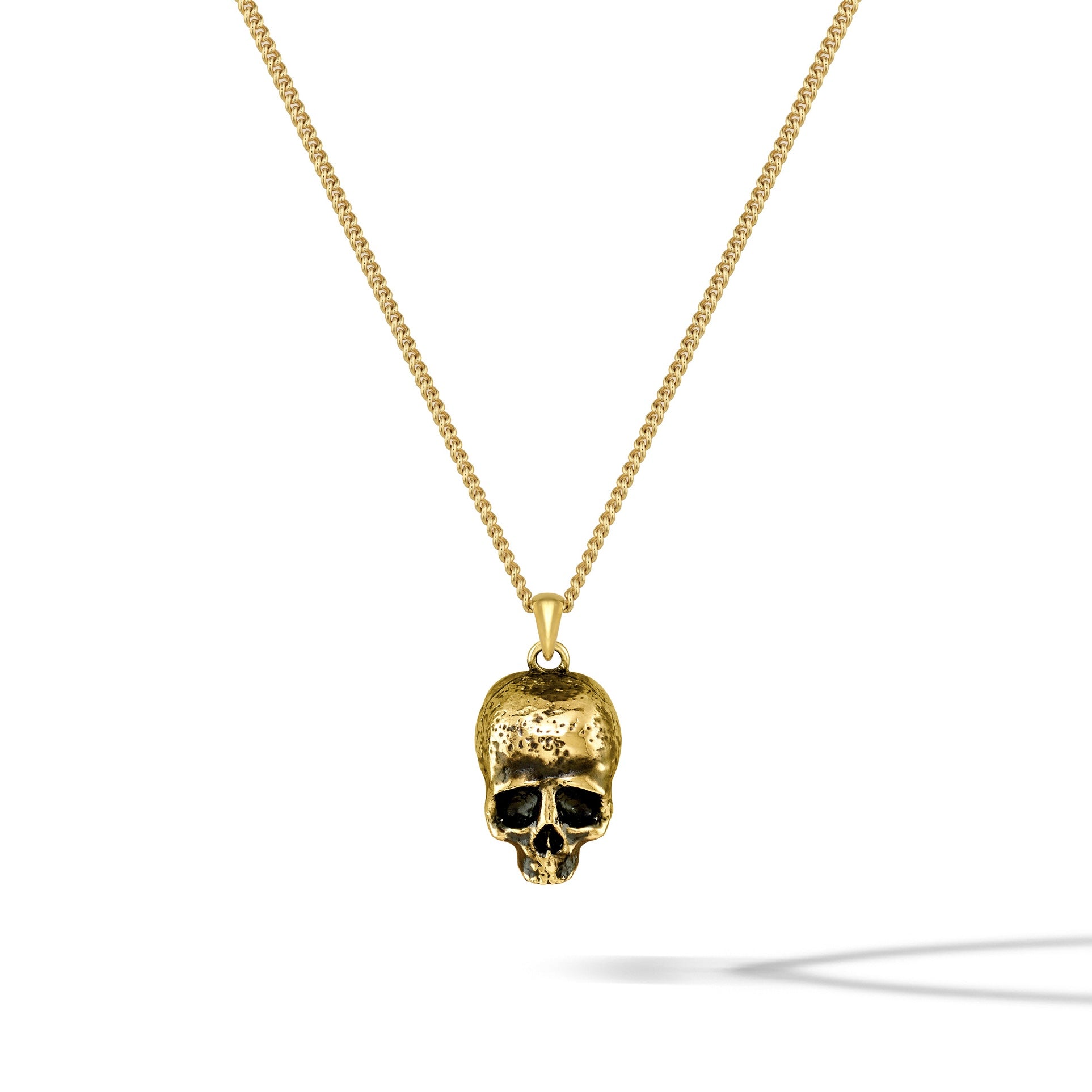 Memento Mori Pendant - 14K Gold、mySite、botmansion