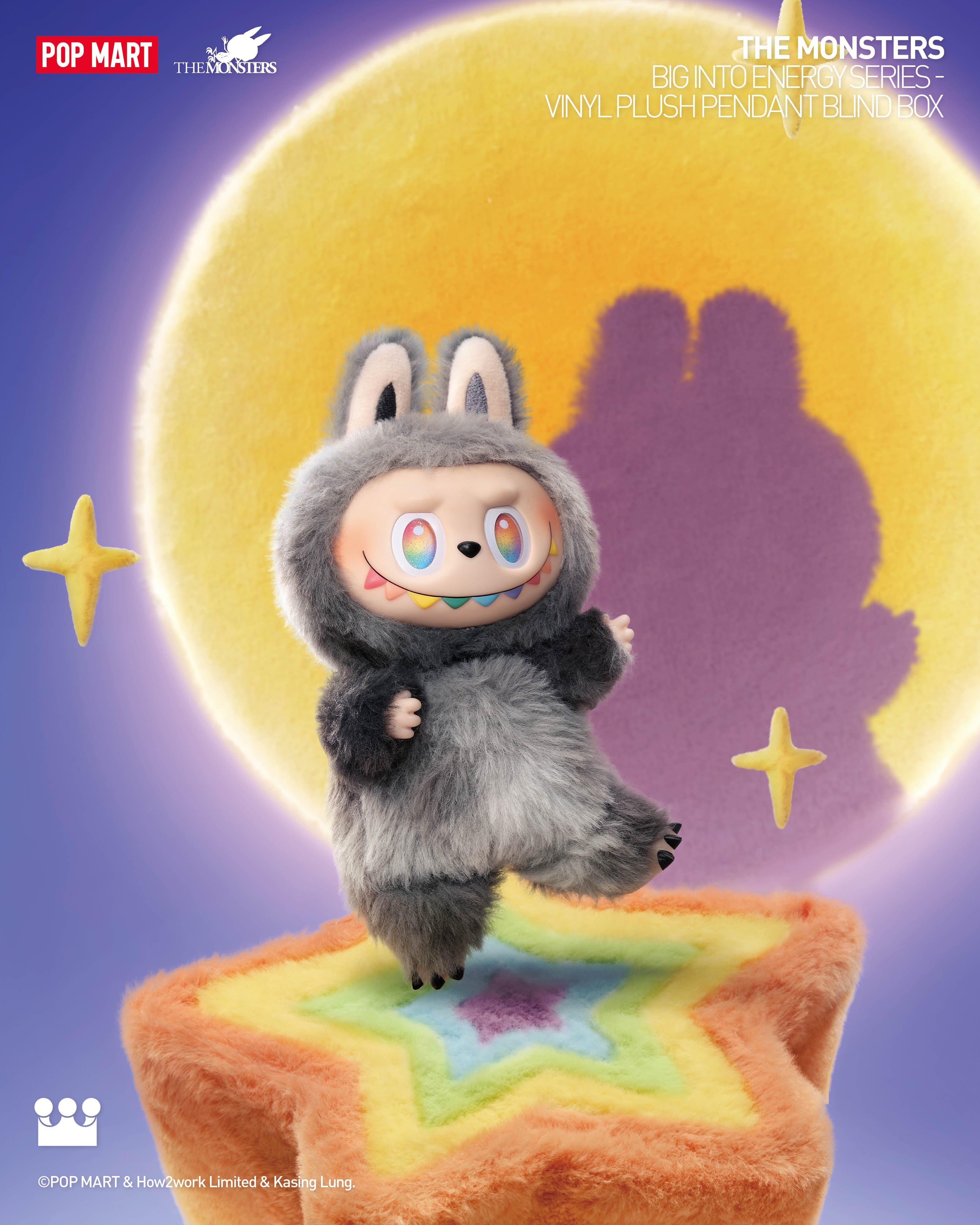  POP MART THE MONSTERS Big into Energy Series-Vinyl Plush Pendant Blind Box、mySite、greenlandpopulation