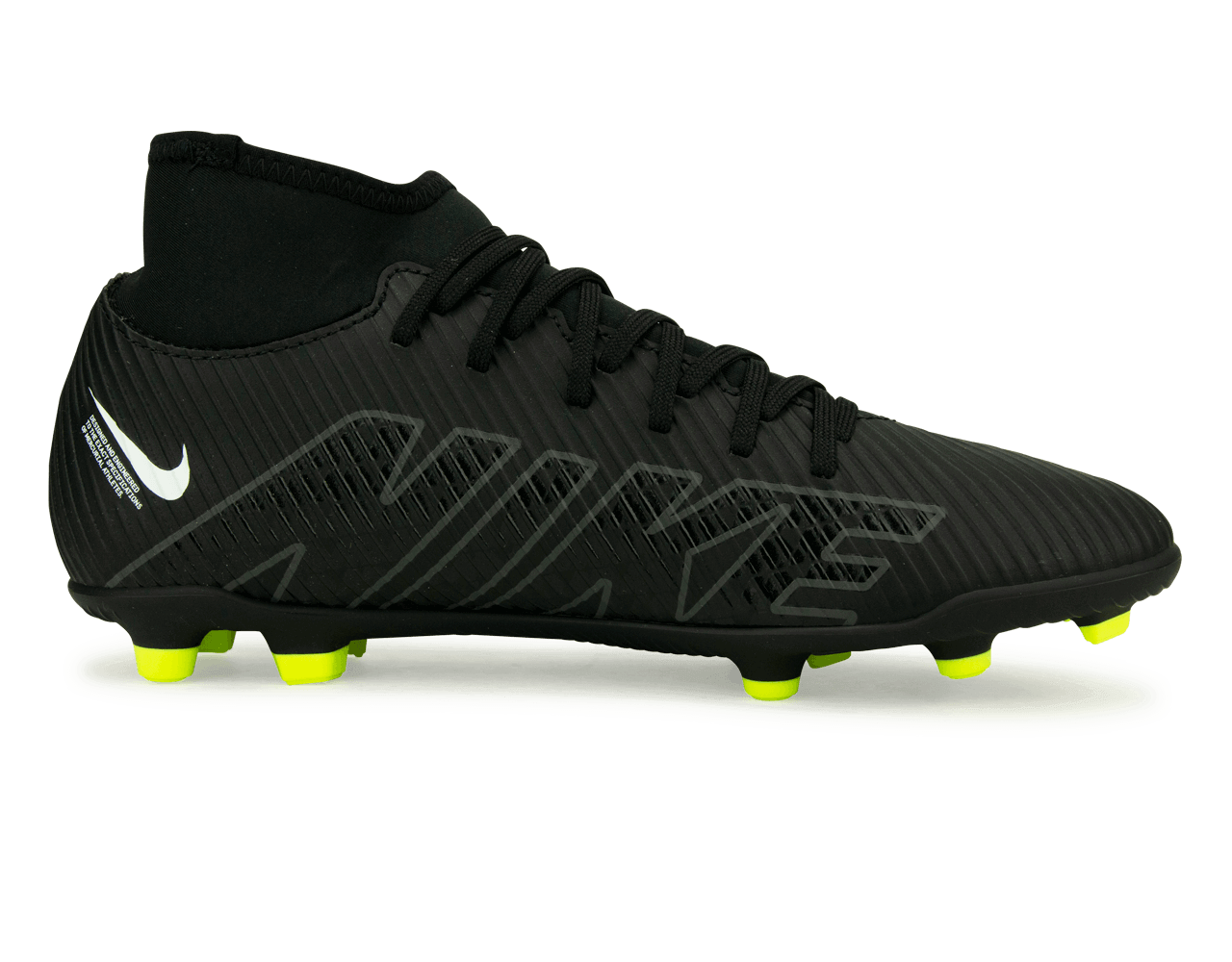 Nike Men's Zoom Mercurial Superfly 9 Club FG/MG Black/Volt、mySite、bottomscart