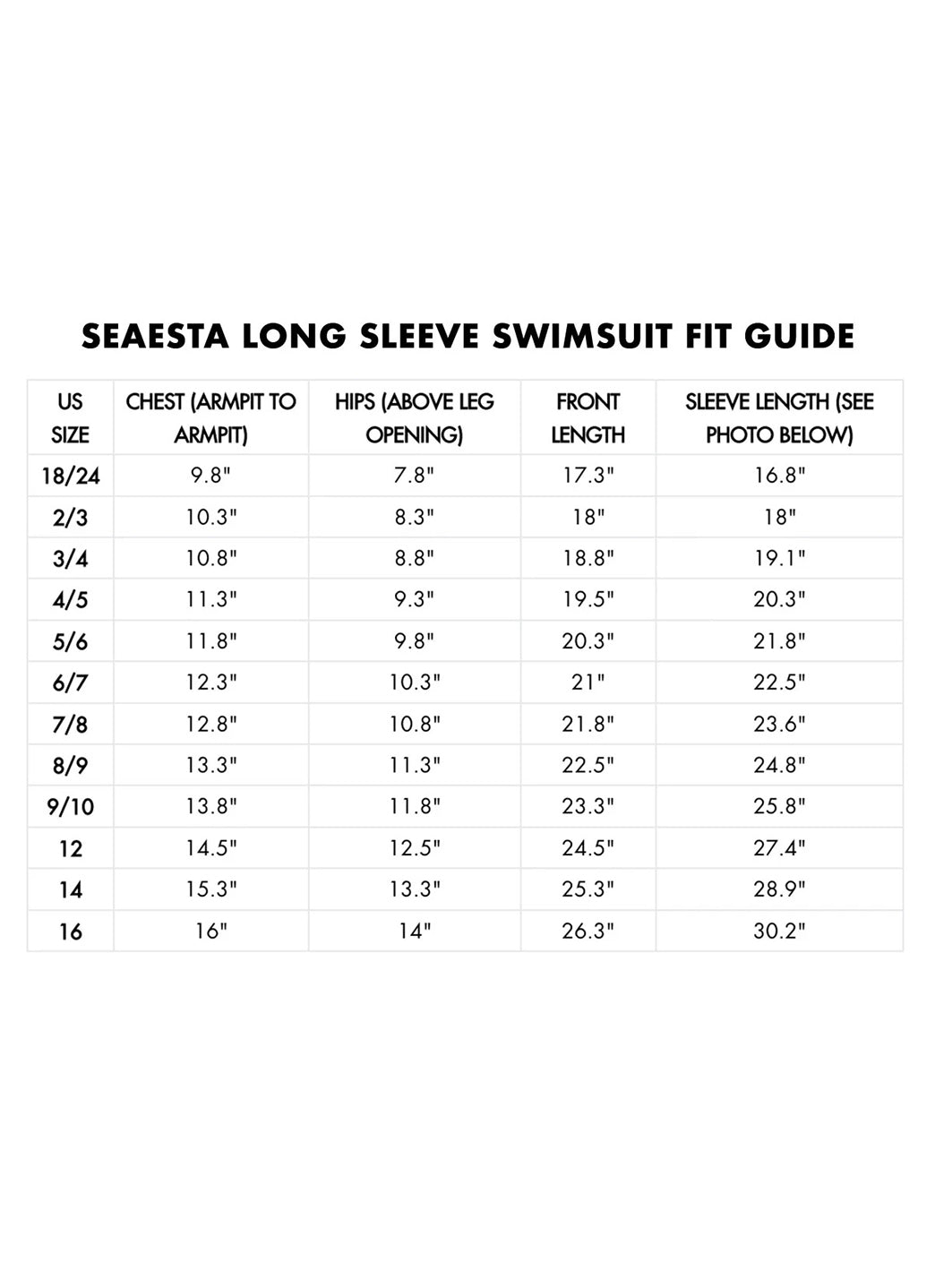 Seaesta Surf Girls' Youth Solid Long Sleeve Rash Guard (Big Kid)、mySite、noshort