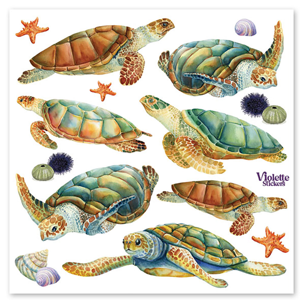  Sea Turtles Stickers、mySite、ghnorth