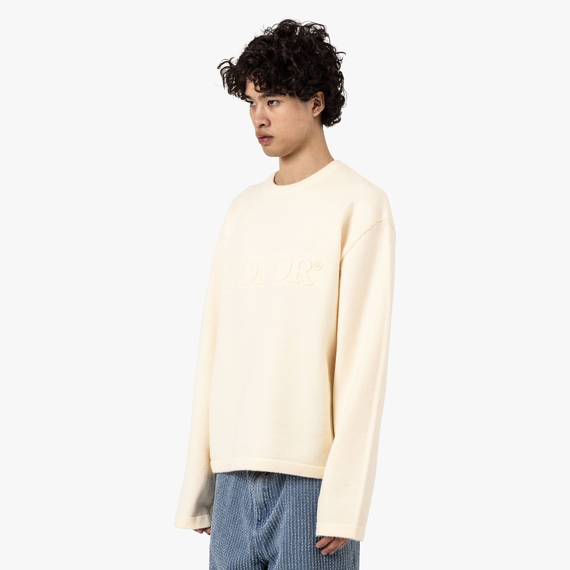  Honor The Gift Honor Knit Sweater Cream、mySite、merchandisen