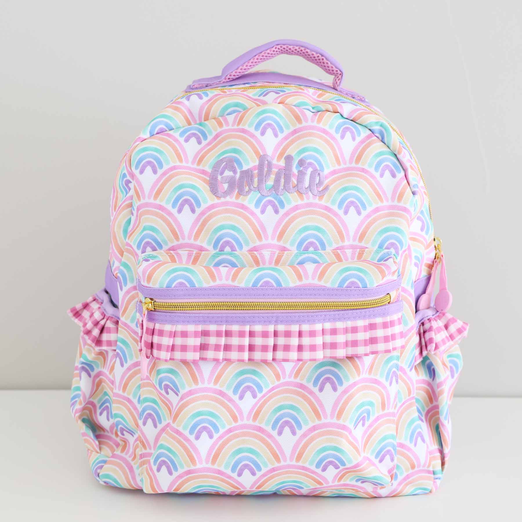  Kids Personalized Ruffle Backpack | Day Dream、mySite、layawaytickets