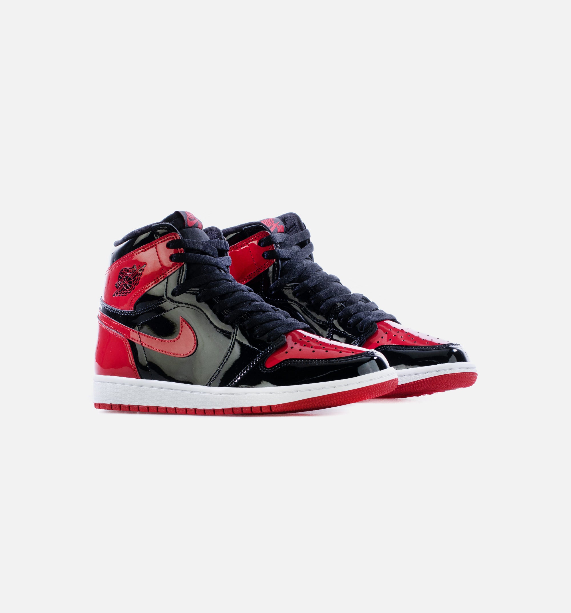 Air Jordan 1 High OG Patent Bred Mens Lifestyle Shoes - Black/White/Varsity Red Limit One Per Customer、mySite、dreamappss