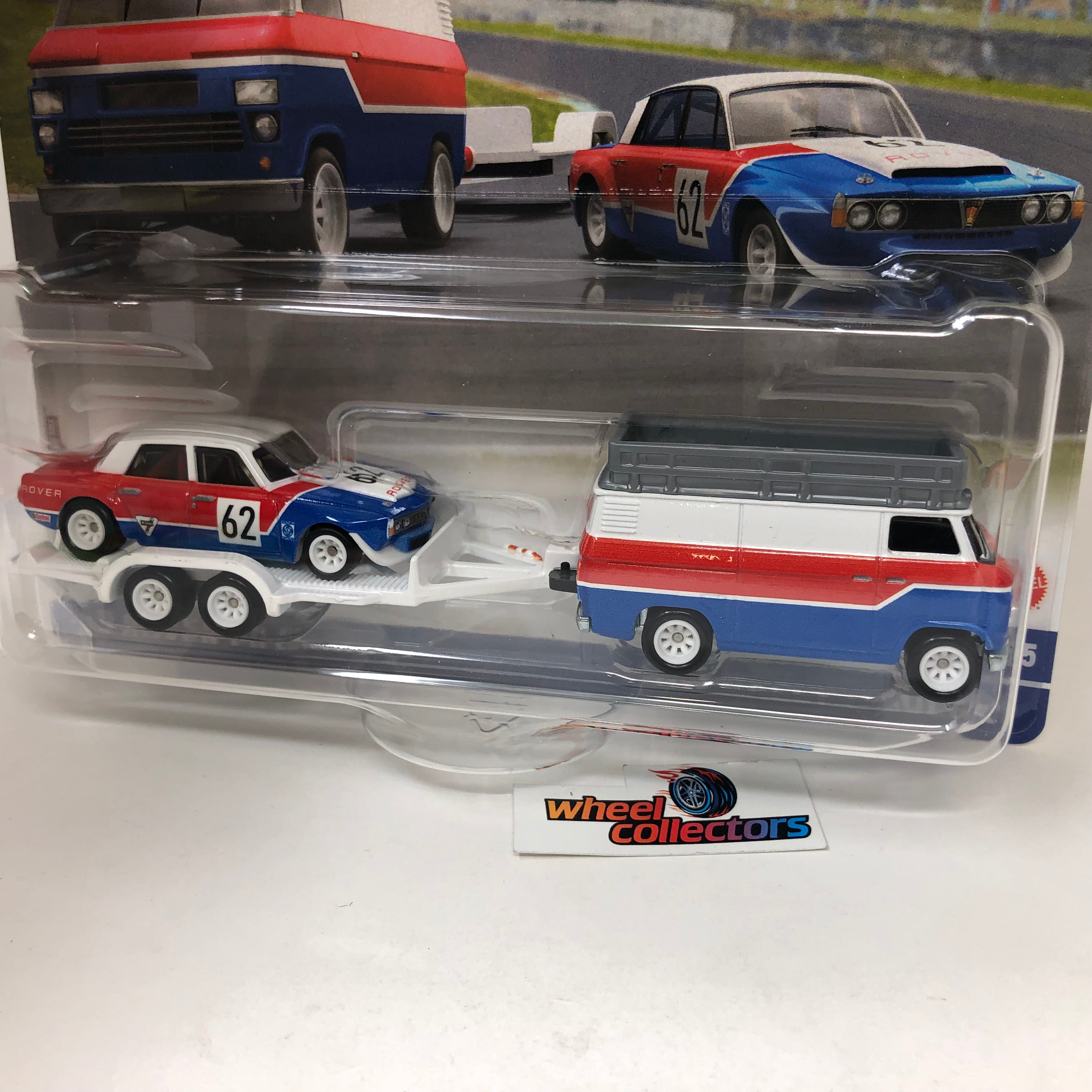 '70 Rover P6 Group 2 & Hauler * 2023 Hot Wheels Team Transport Car Culture Case U、mySite、hgirdovlk