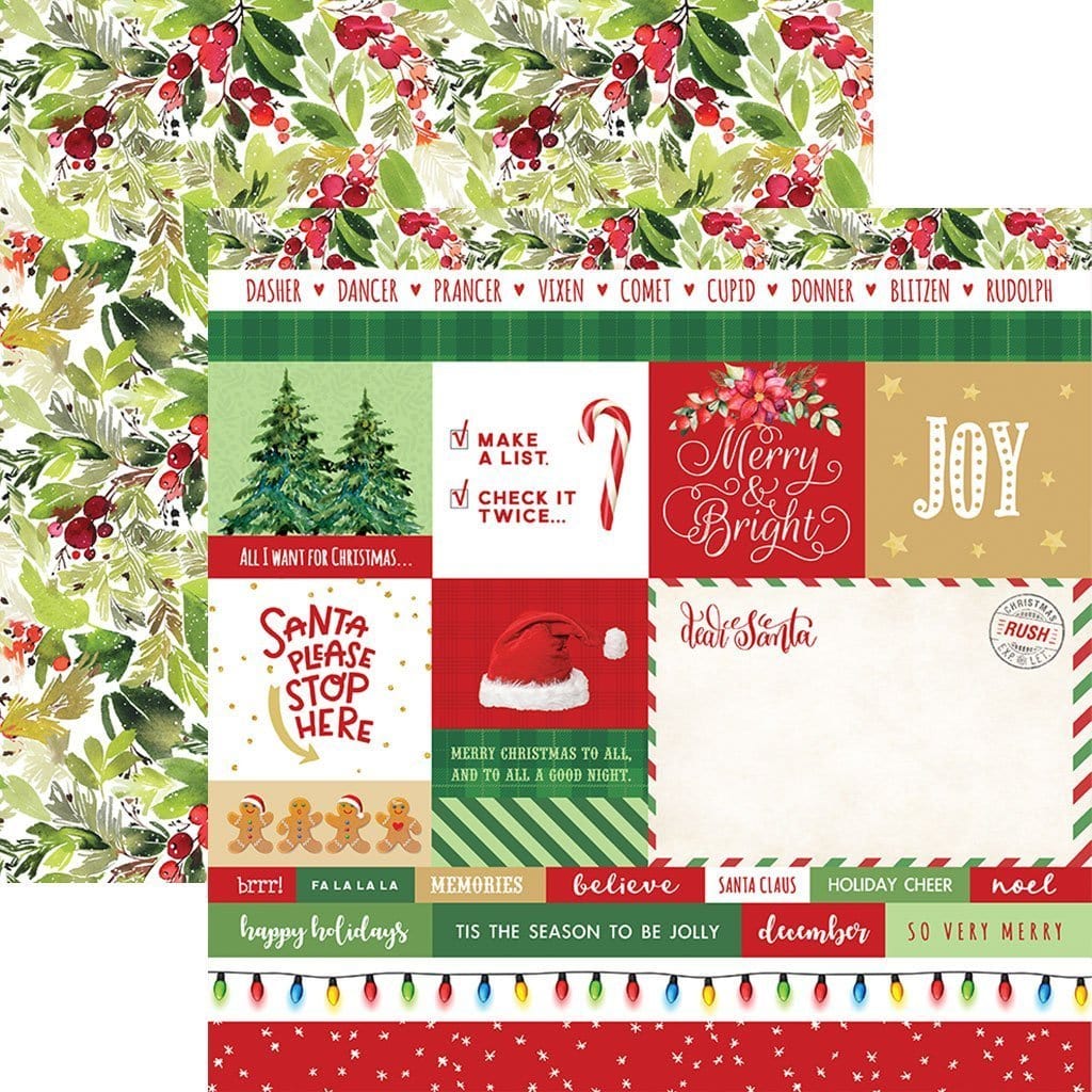  Scrapbook Paper - Dear Santa Tags、mySite、ghnorth