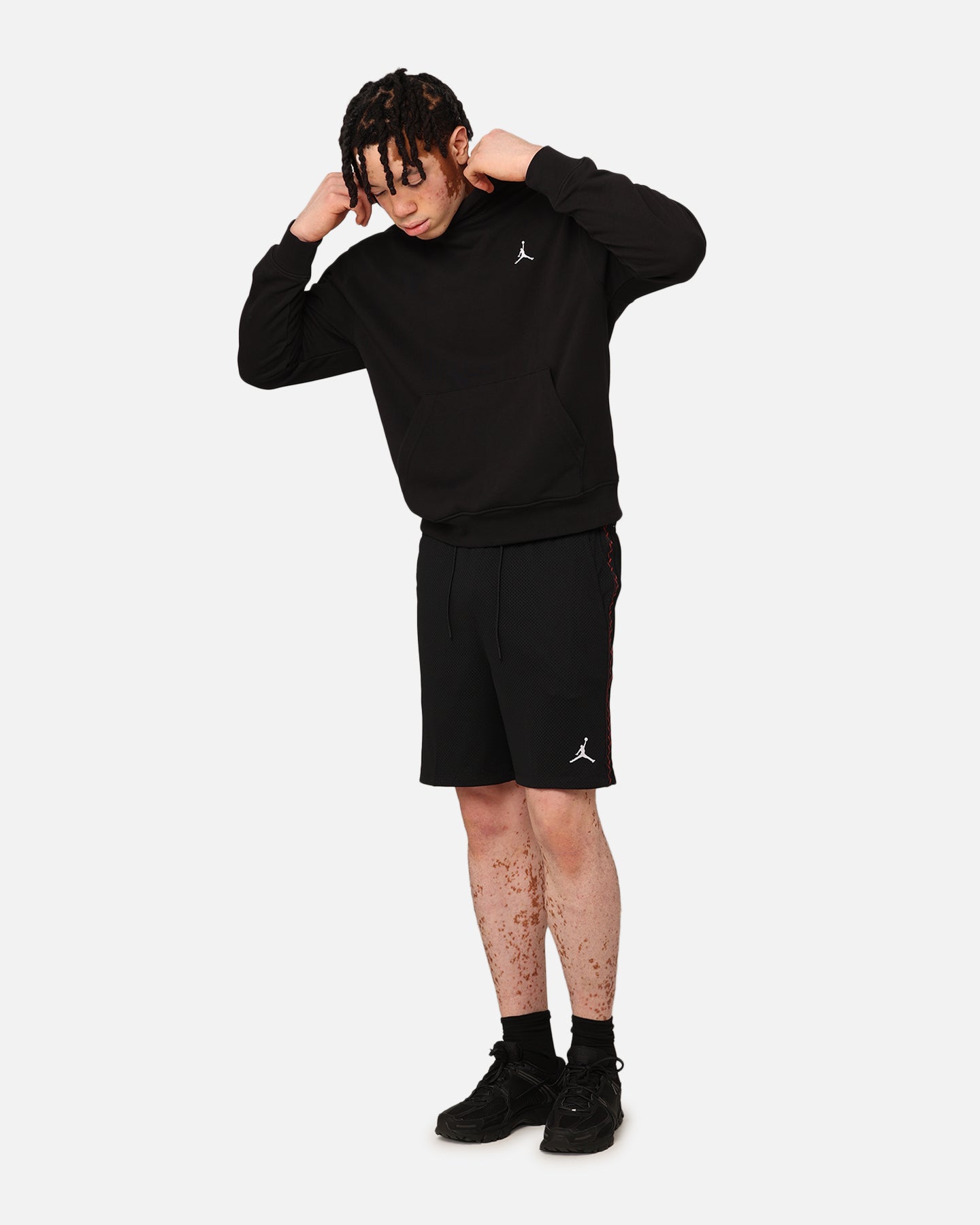 Jordan Flight MVP Mesh Shorts Black/Dune Red、mySite、zt4zffjzw