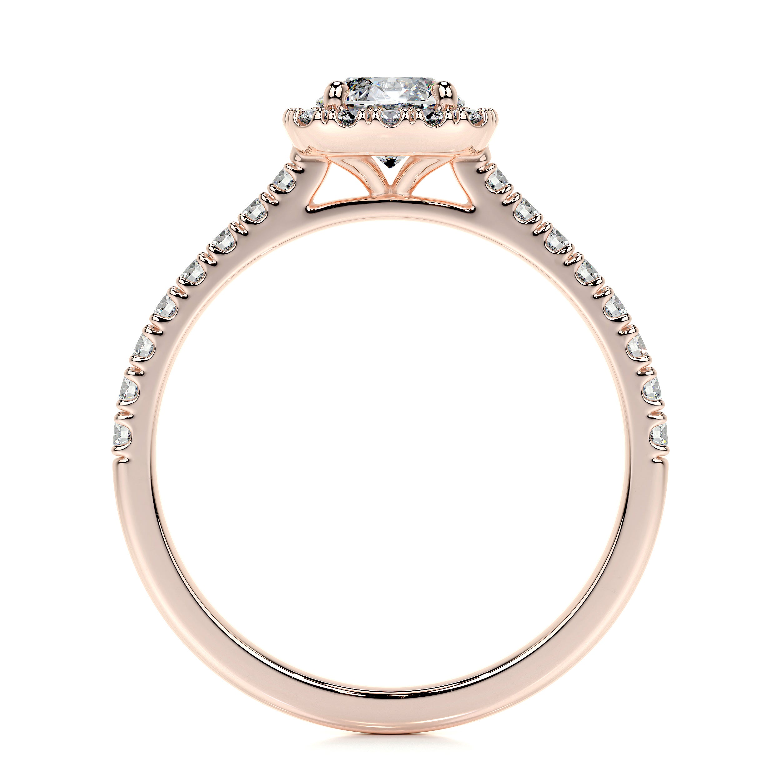 Claudia Lab Grown Diamond Ring -14K Rose Gold、mySite、hinf8tx79