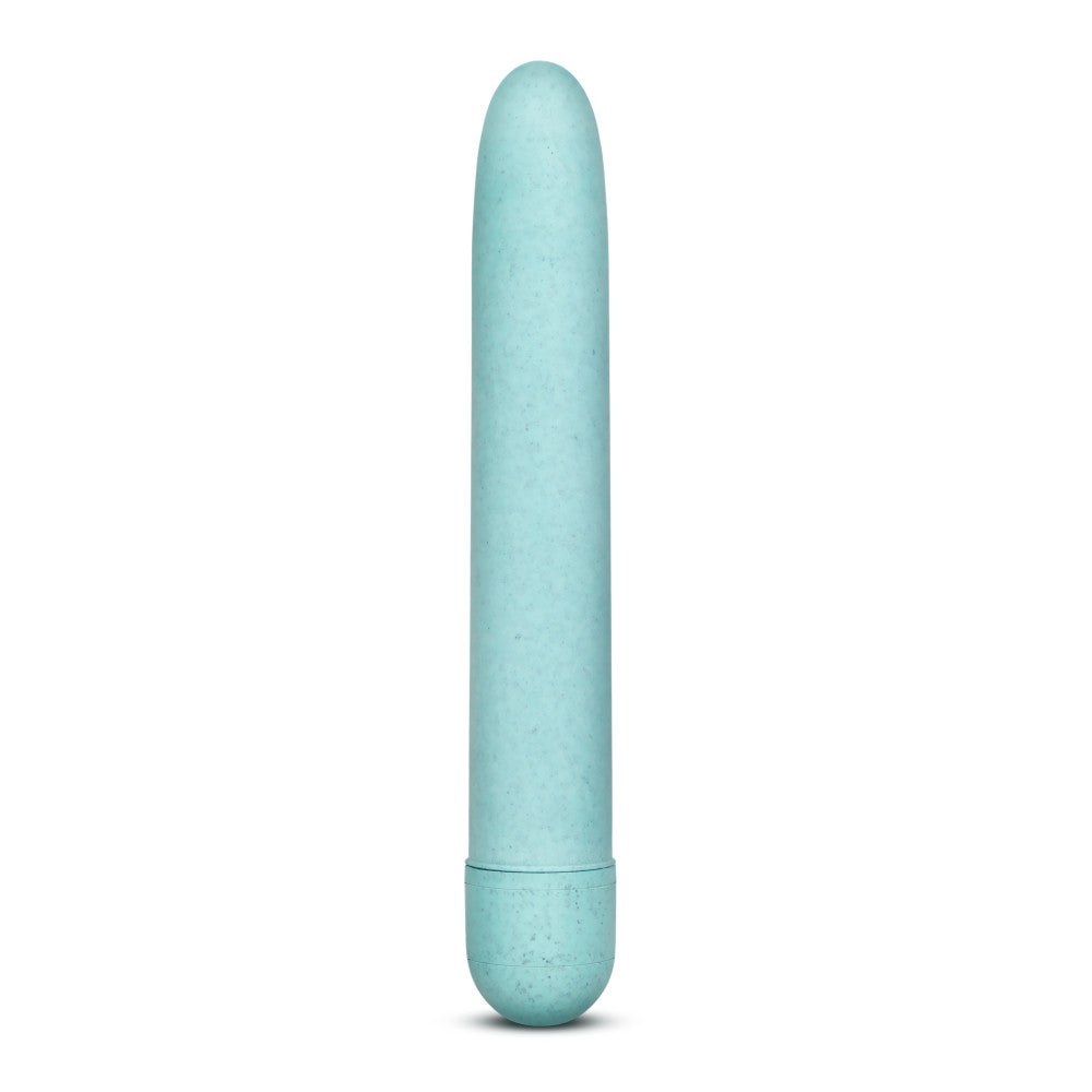 Gaia® By Blush | Eco: Plant-Based 7 Slim Multispeed Vibrator in Aqua - Made from Sustainable BioFeel™、mySite、bottomscart