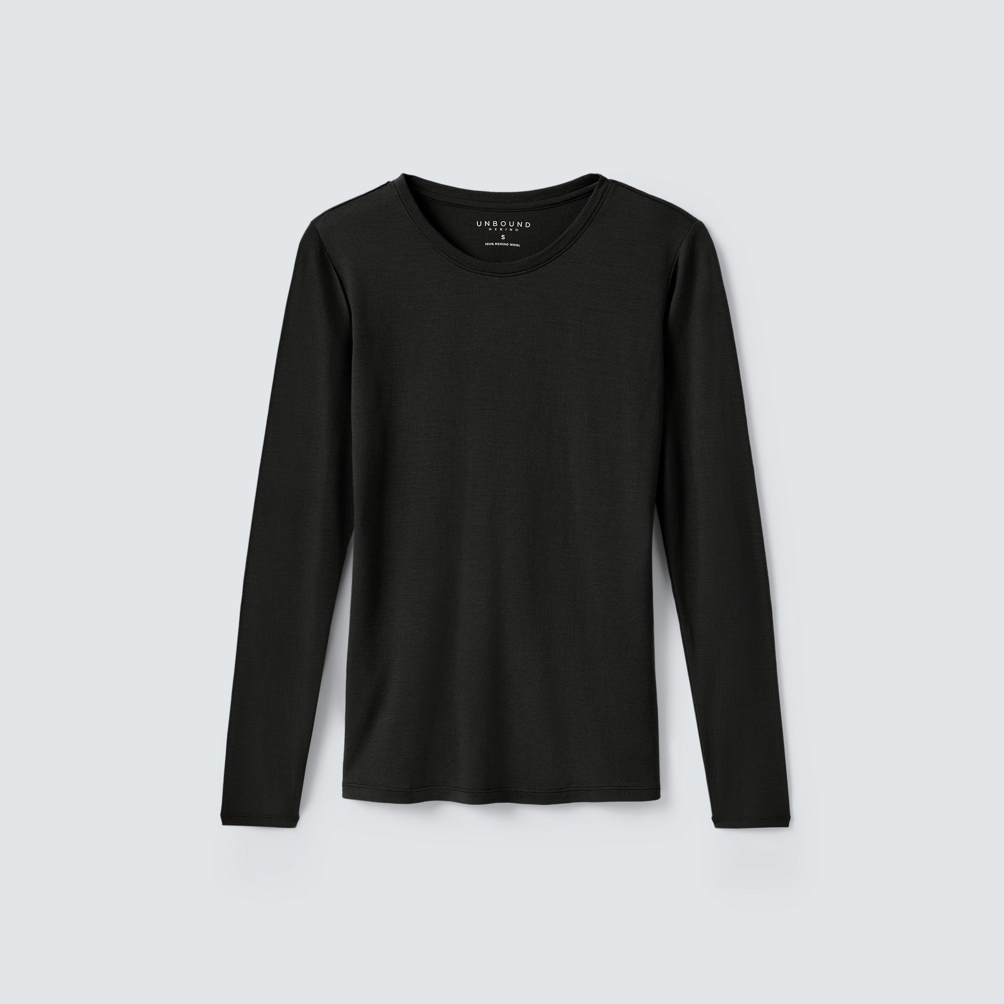 Women's Long Sleeve Merino Crew、mySite、noshort