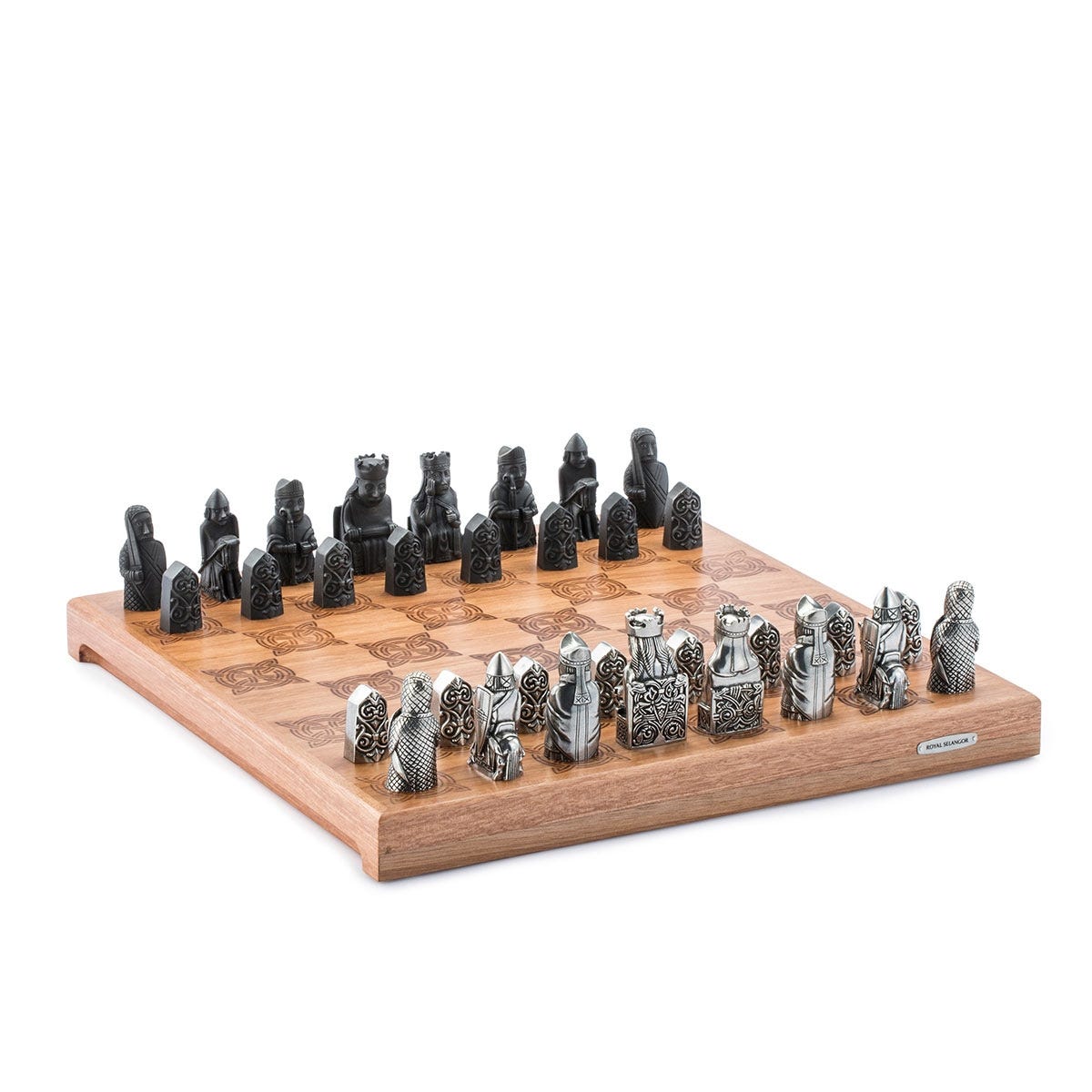 Royal Selangor Lewis Pewter Chess Set、mySite、camillekostekn