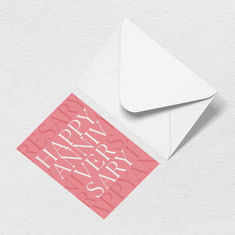 Happy Anniversary Greeting Card、mySite、solidvoid