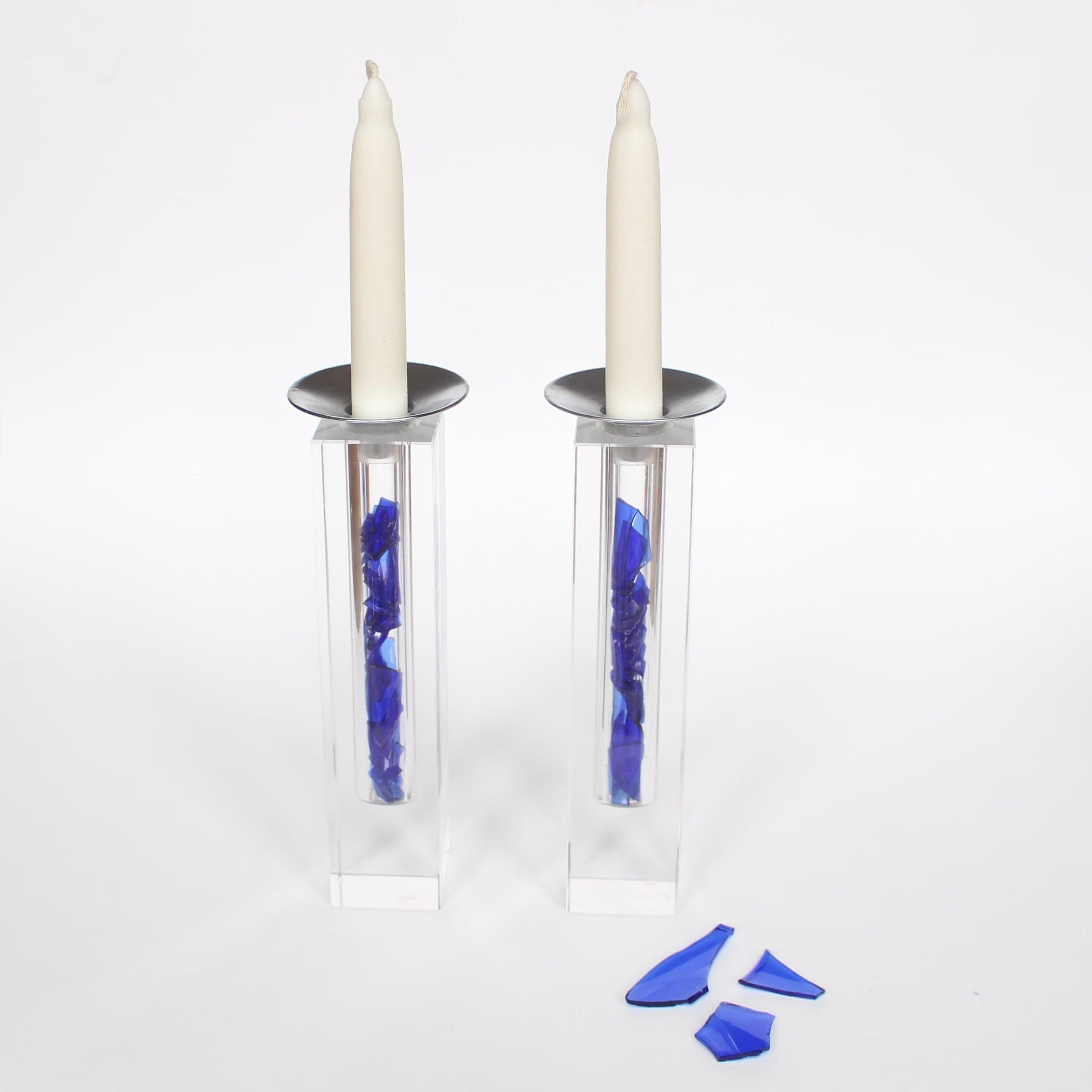 Crystal Fill-Your-Own Wedding Shards Candleholders - Gold or Silver、mySite、topwebapps