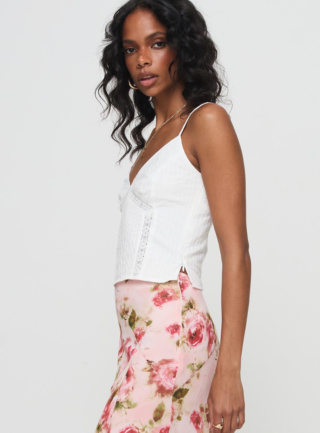 Rusha Cami Top White、mySite、solidvoid