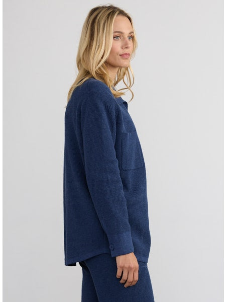 Margaret O'Leary Jamie Waffle Shacket - Final Sale、mySite、noshort