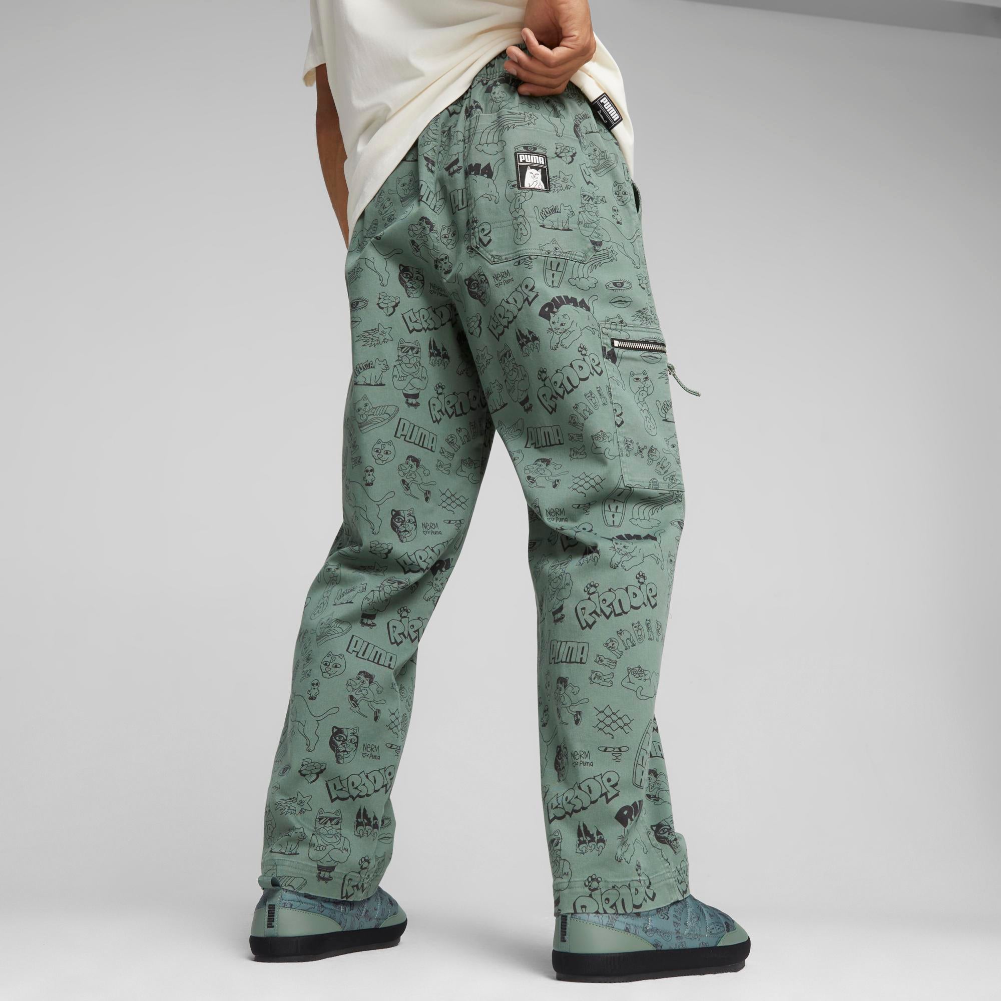  PUMA X RIPNDIP AOP Twill Pants (Eucalyptus)、mySite、merchandisen