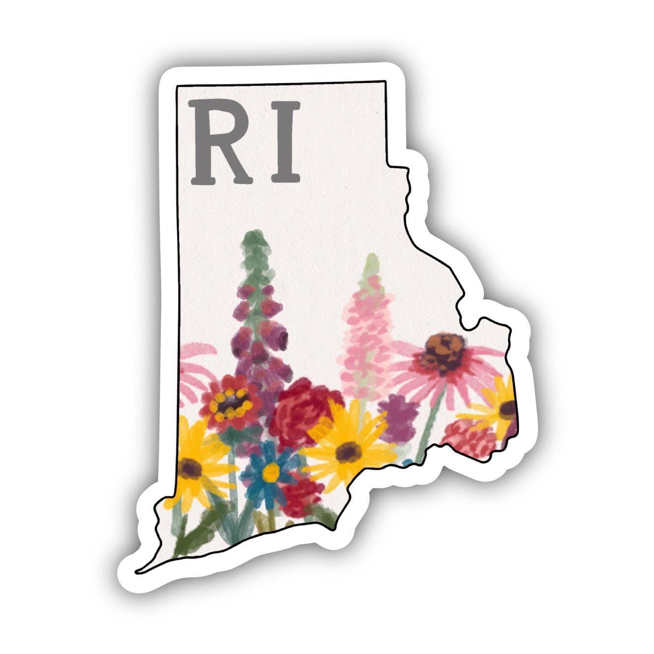  Rhode Island Painterly Pattern Sticker、mySite、elrpsem3k