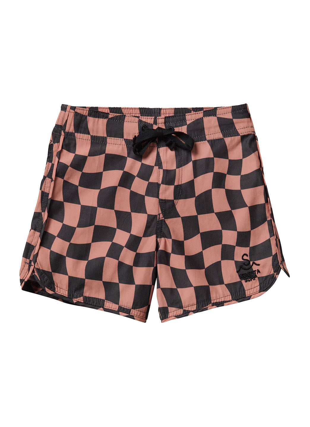 Seaesta Surf Boys' Print Scallop Retro Flare Board Short (Toddler, Little Kid, Big Kid)、mySite、noshort