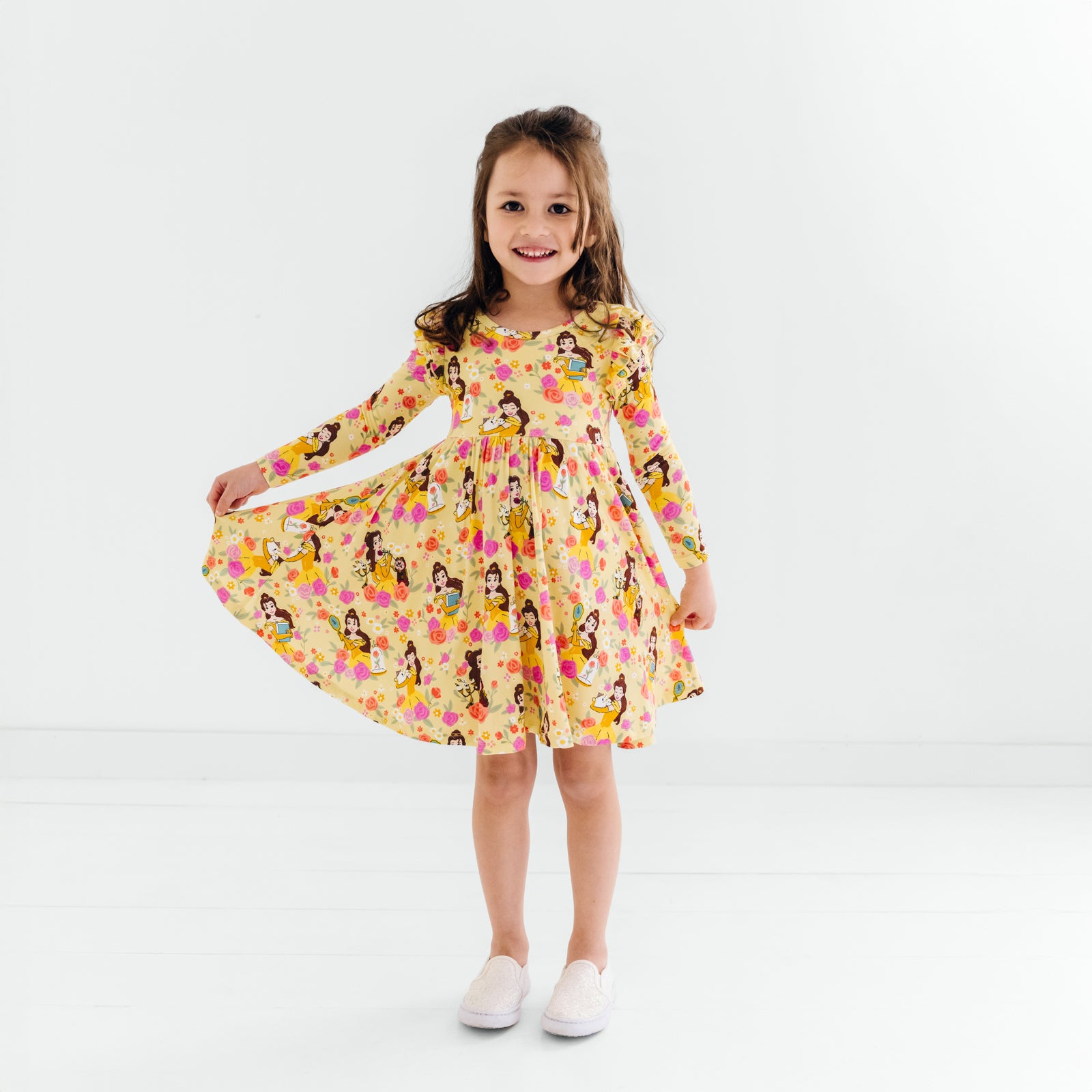 Disney Princess Belle Flutter Twirl Dress、mySite、g9winljtr