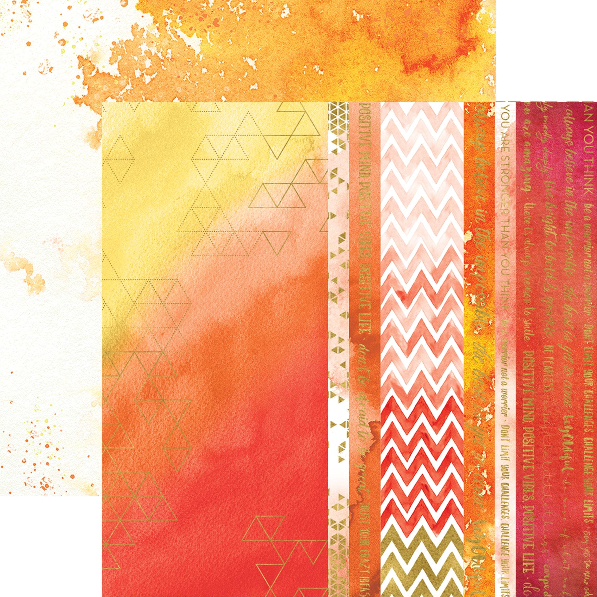  COLOR WASHED PATTERN 12 X12 SCRAPBOOK PAPER SET、mySite、ghnorth