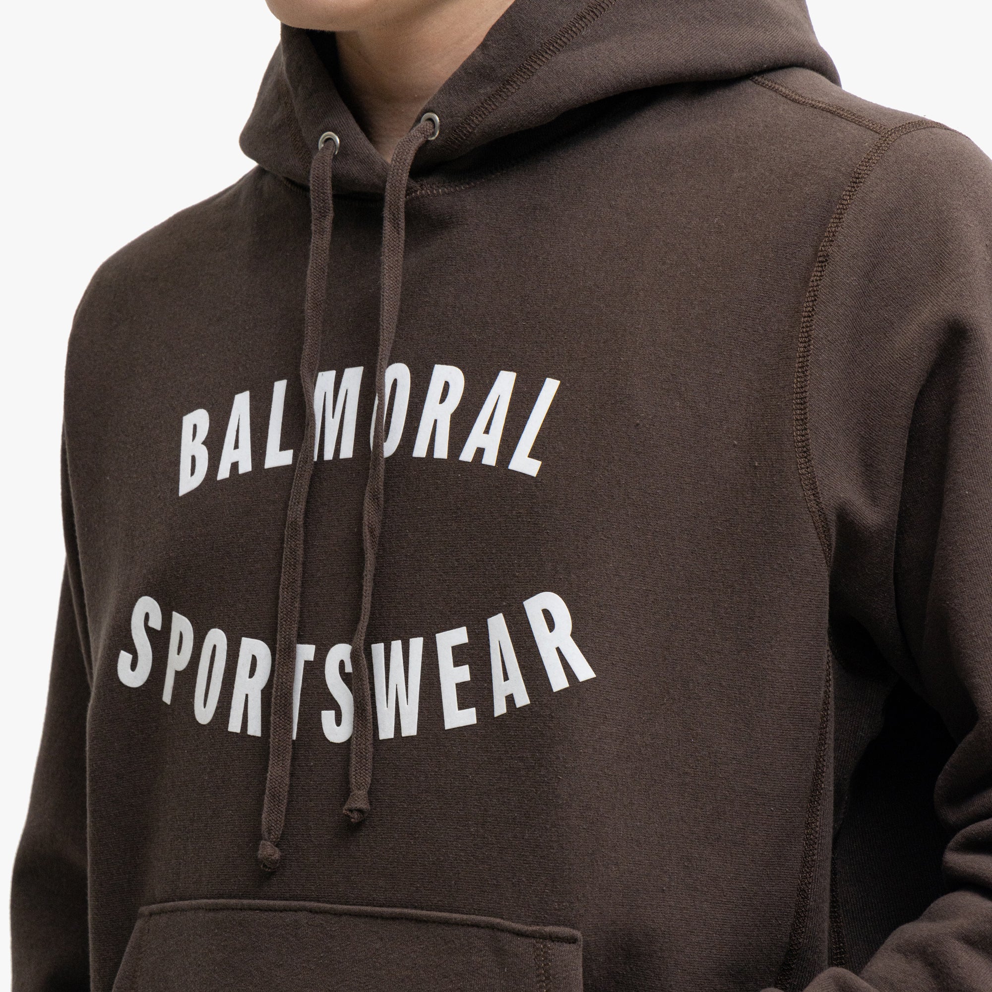  Balmoral Parkhaven Hoodie Chocolate / White、mySite、merchandisen