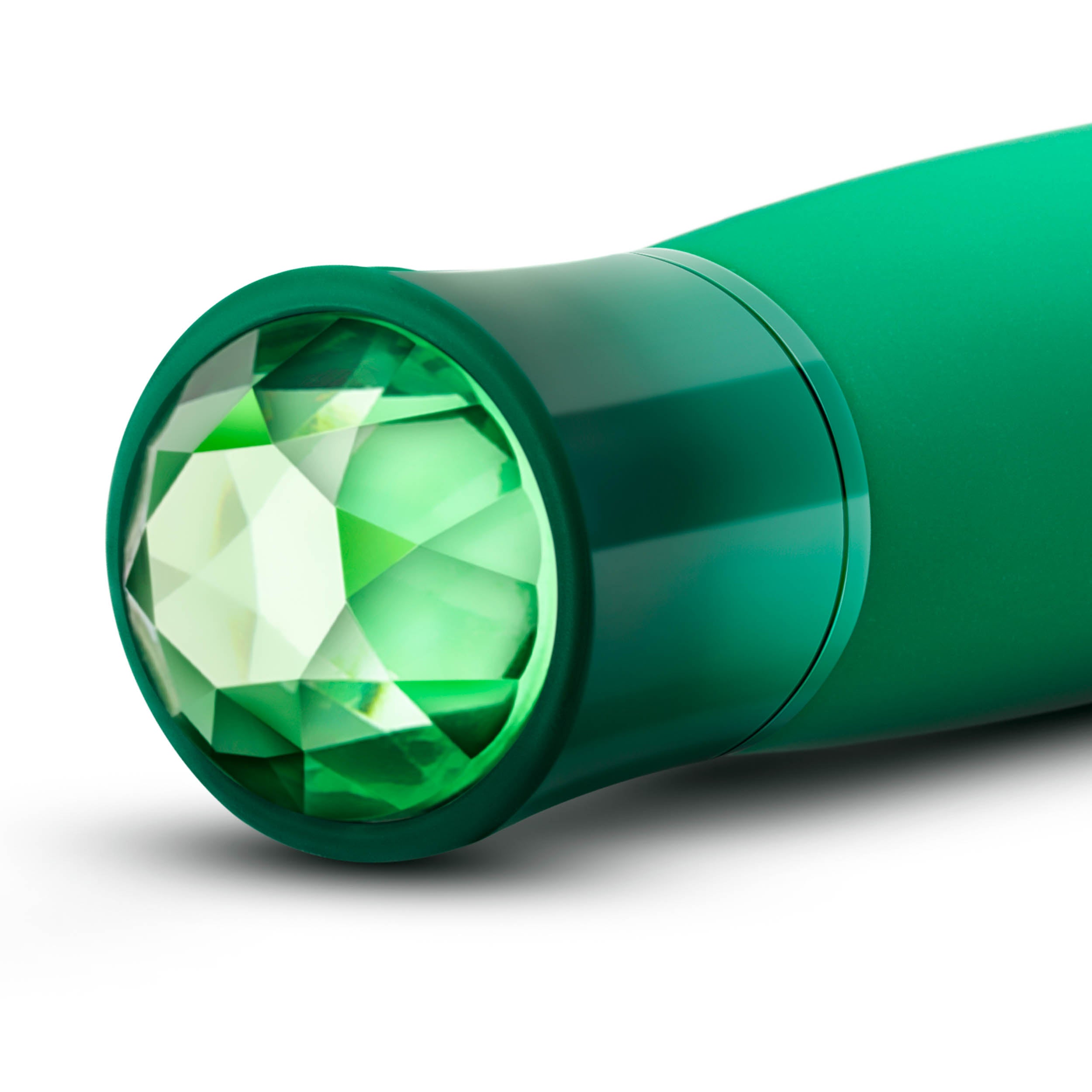 Oh My Gem By Blush® | Enchanting: 5.5 Inch Warming G Spot Stimulation Vibrator in Emerald with Powerful RumboTech™ Technology、mySite、bottomscart