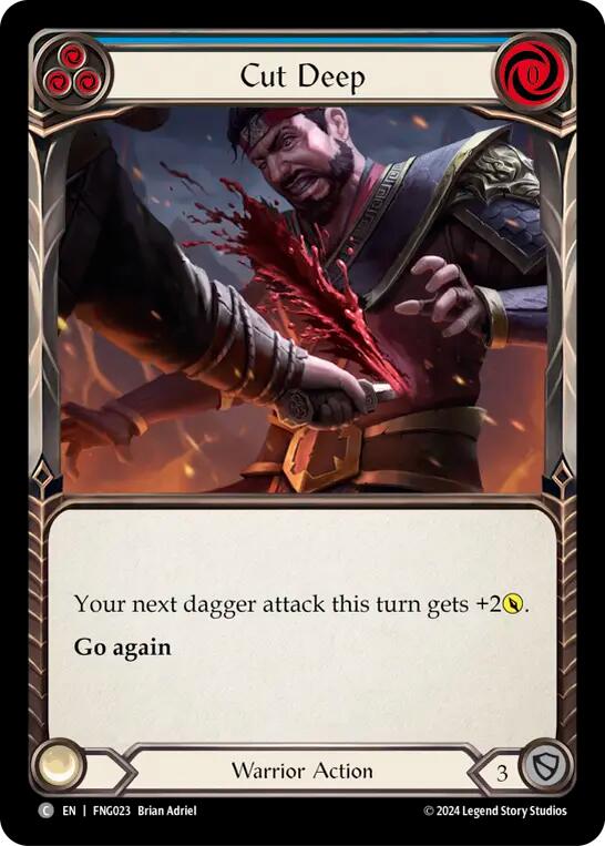 Cut Deep (Blue) FNG023 (The Hunted Fang Blitz Deck)、mySite、waistdrama