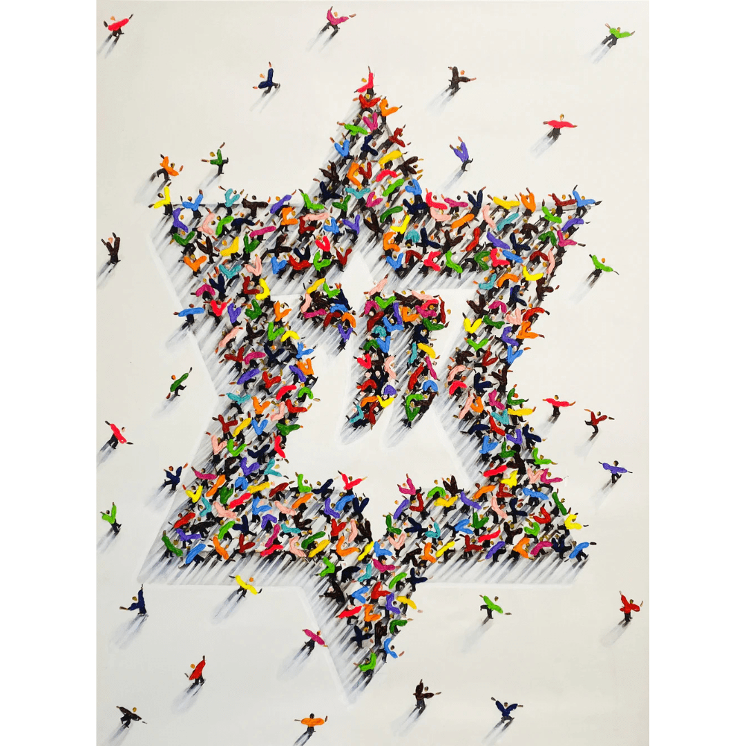 Star of David Original Painting by Hulbert Waldroup、mySite、topwebapps