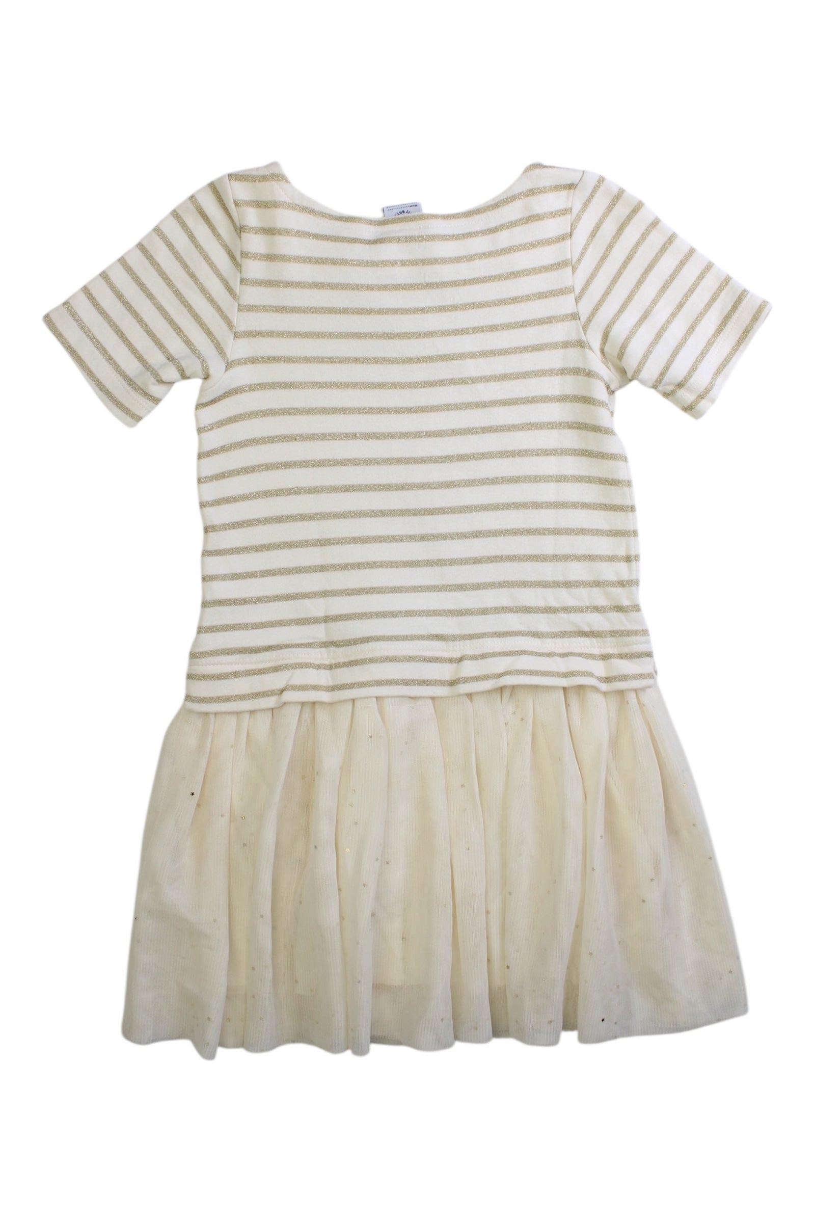 Petit Bateau Short Sleeve Dress 4T、mySite、g9winljtr