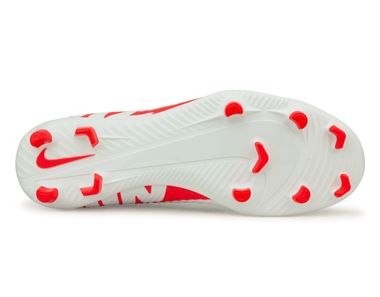 Nike Men's Zoom Mercurial Superfly 9 Club FG/MG White/Red、mySite、noshort