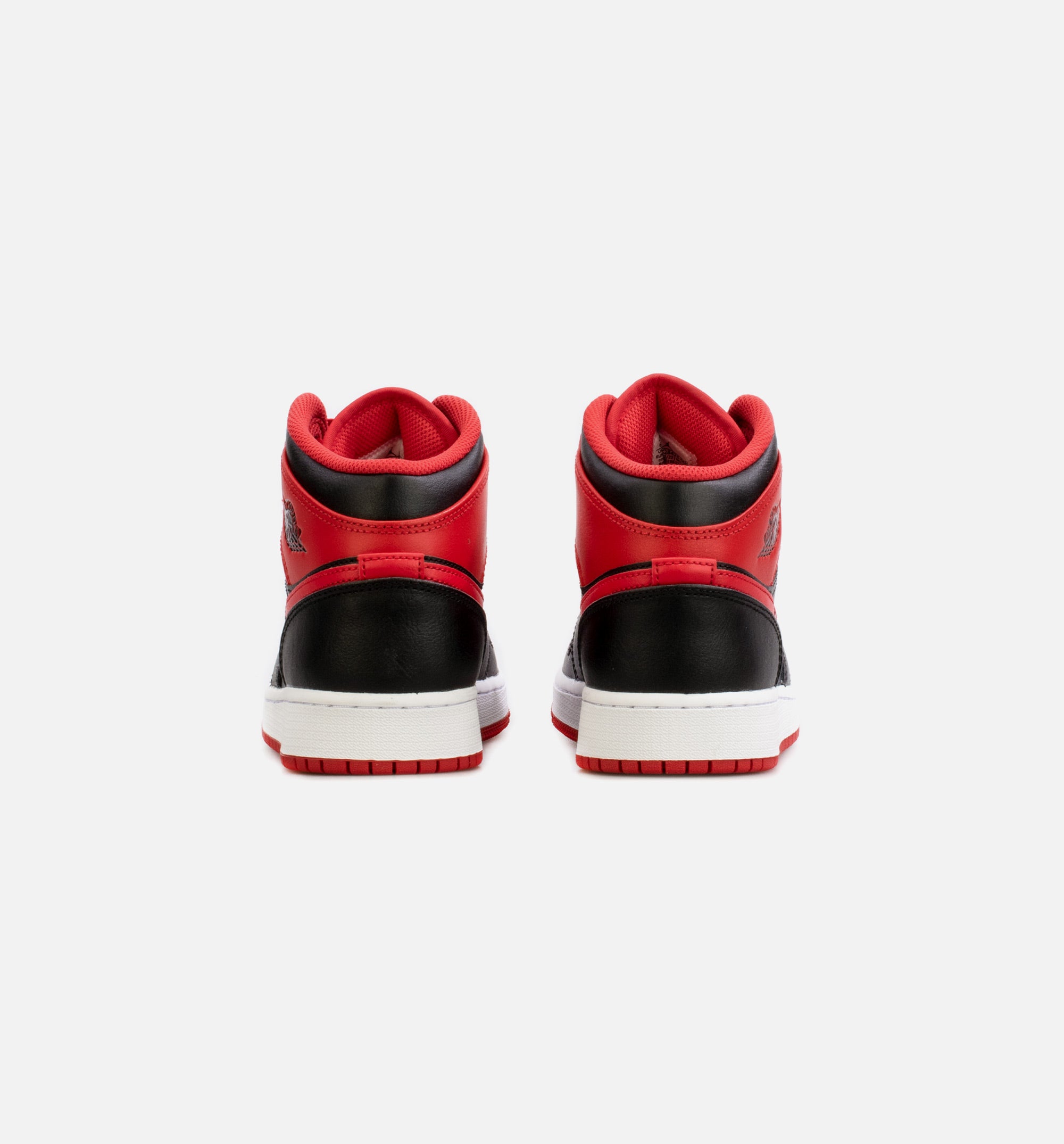 Air Jordan 1 Mid Alternate Red Grade School Lifestyle Shoe - Black/Red、mySite、dreamappss