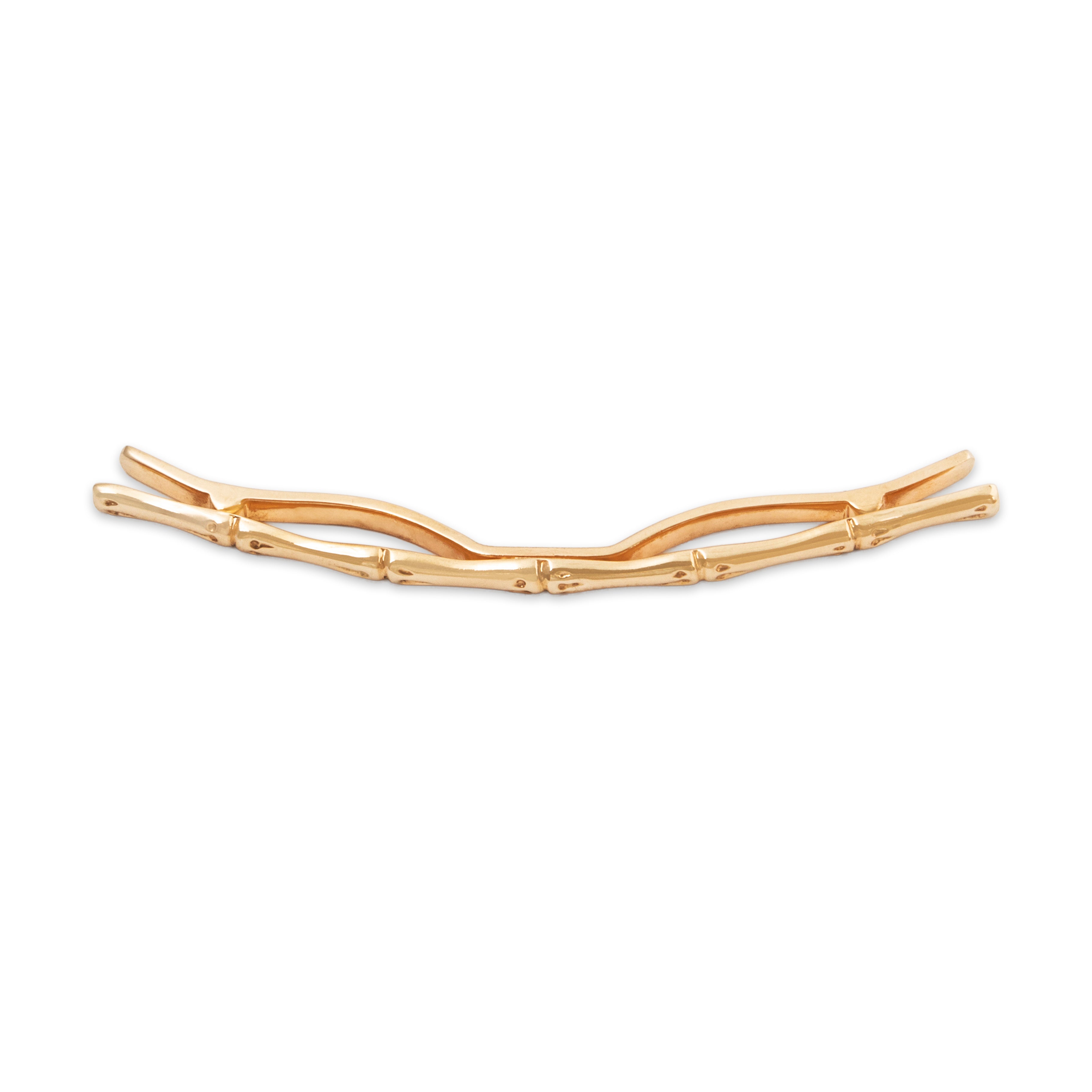 Vintage Tiffany & Co. 14k Rosy Yellow Gold Bamboo Shirt Collar Bar Clip、mySite、hinf8tx79