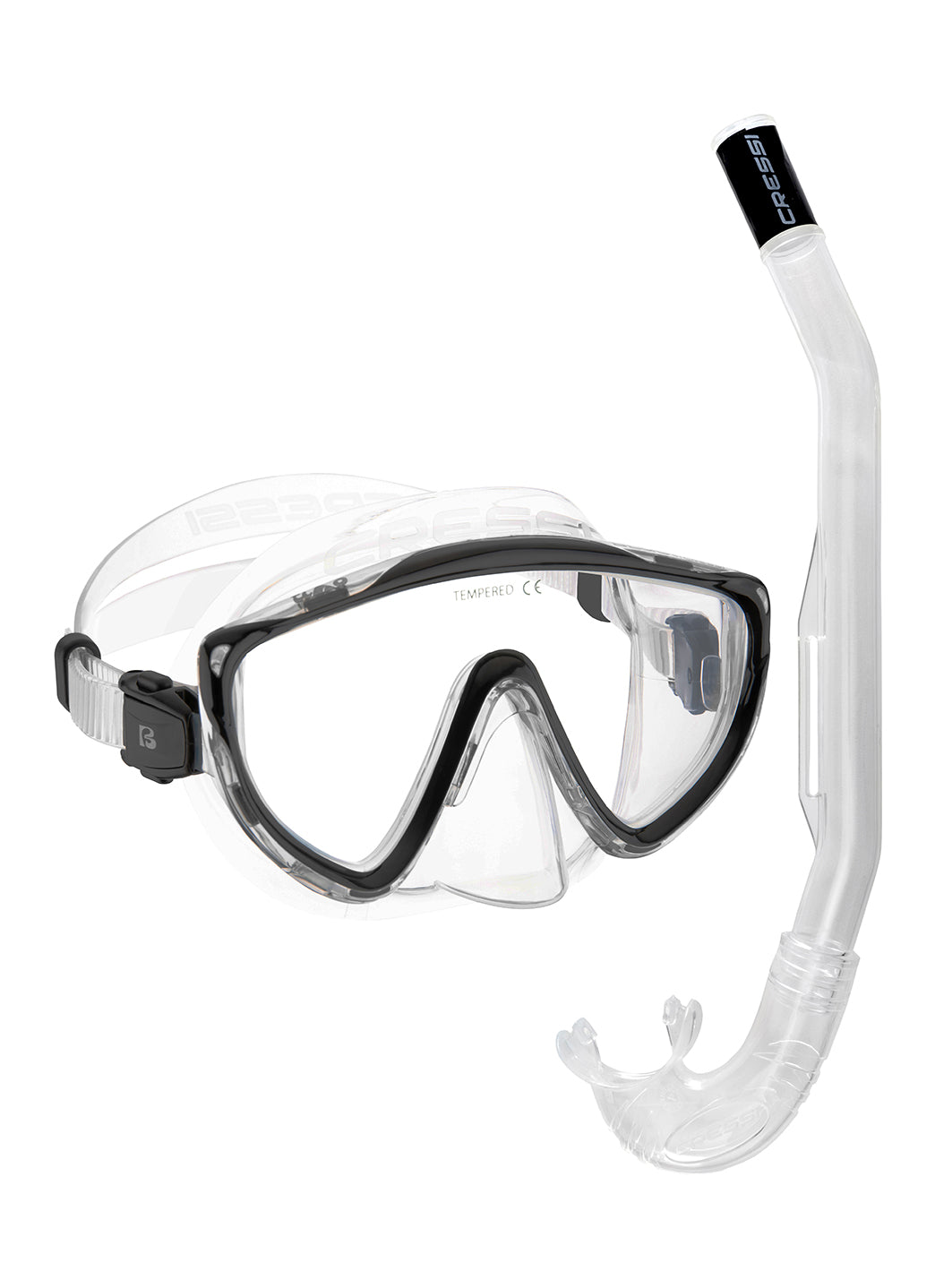 Cressi Tino & Island 2.0 Mask & Snorkle Set、mySite、noshort