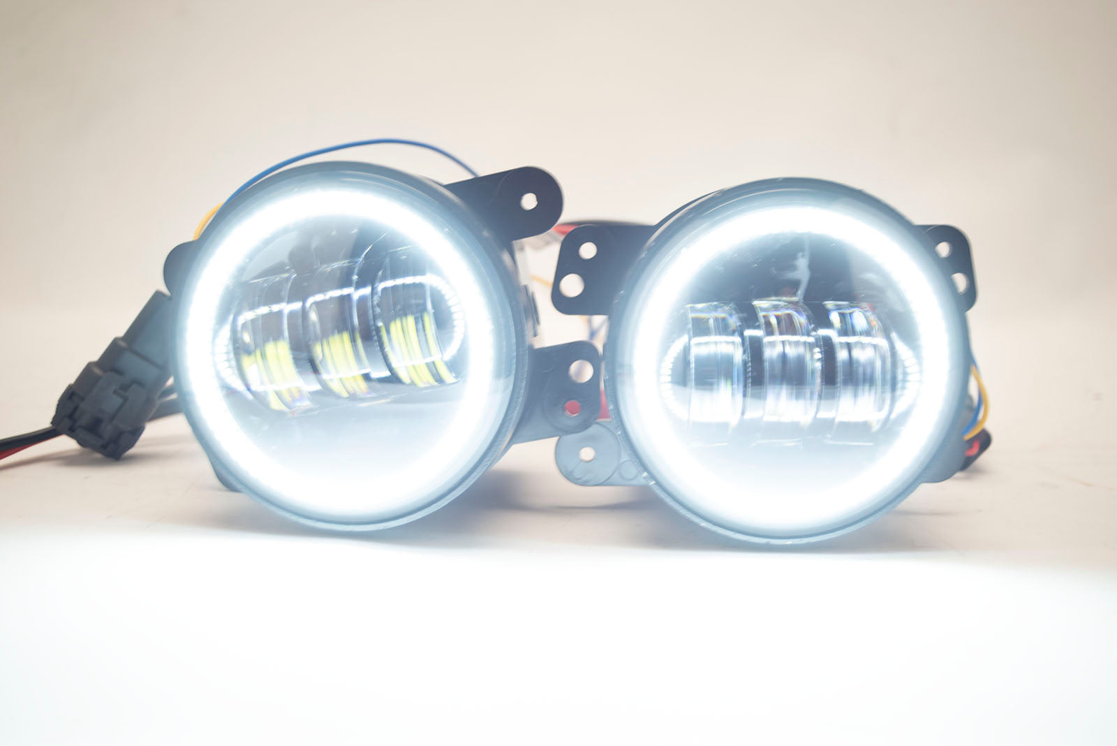 Jeep Wrangler Dodge Mopar LED Hi-Power Fog Lights + ORACLE White LED Halos、mySite、nflplayoffbracketp