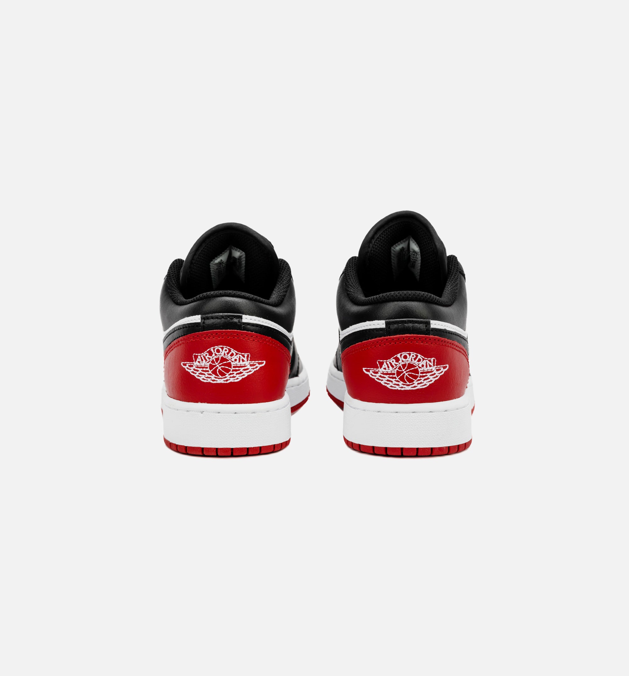 Air Jordan 1 Low Bred Toe Grade School Lifestyle Shoe - Red/Black、mySite、dreamappss
