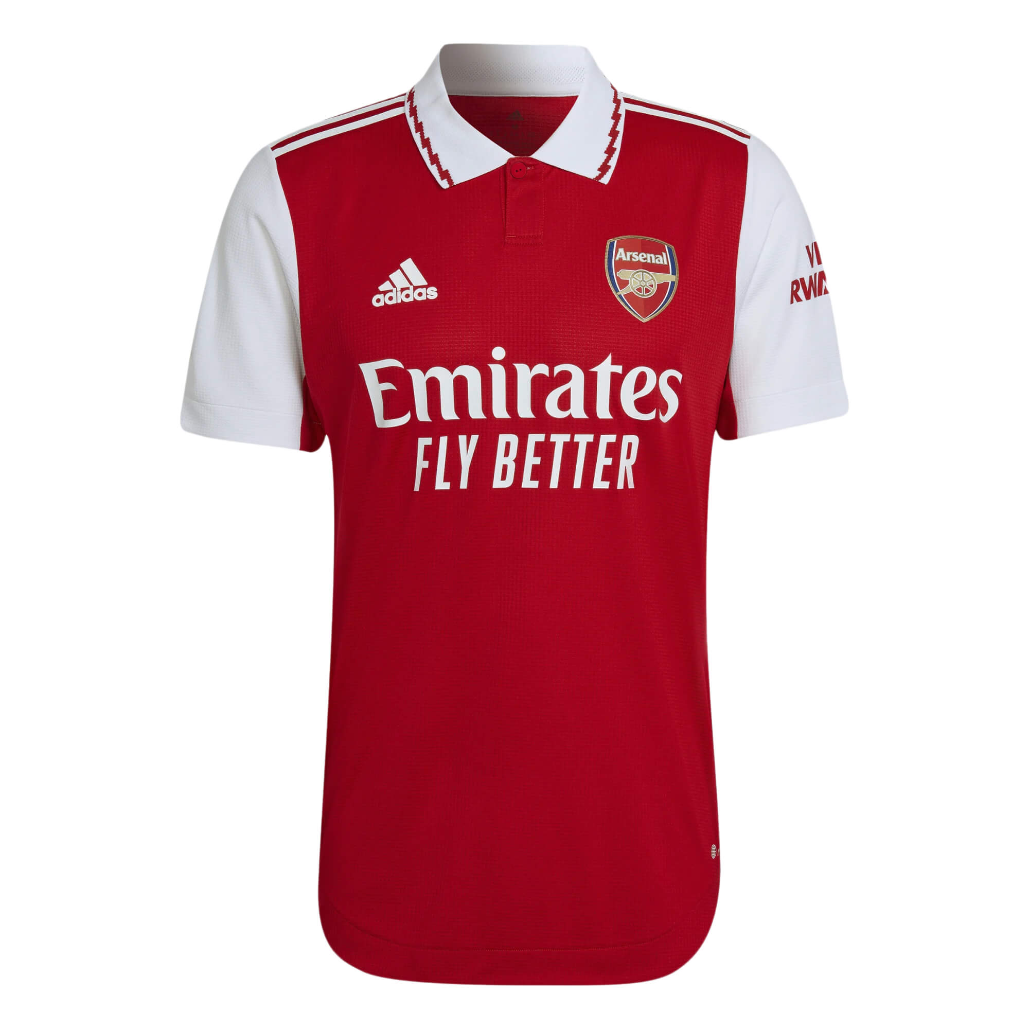adidas Men's Arsenal 2022/23 Home Jersey Scarlet/White、mySite、noshort