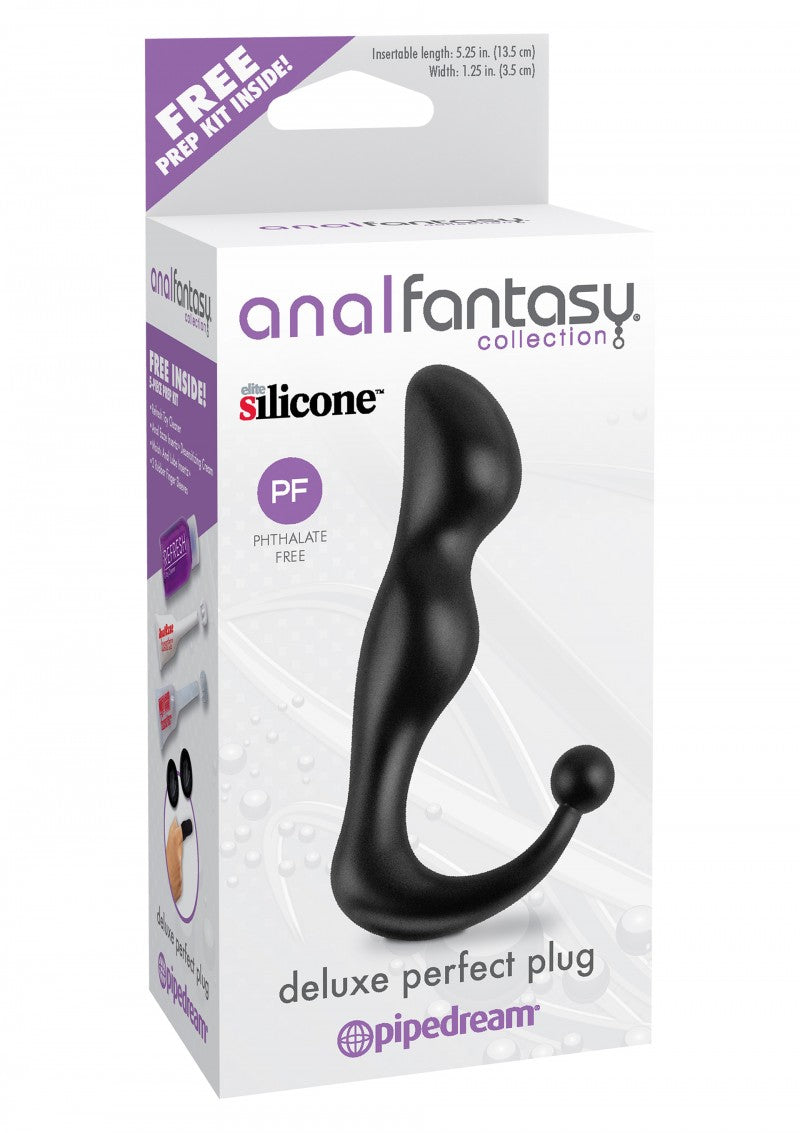 Anal Fantasy | Black Deluxe | Perfect Plug | Silicone、mySite、bottomscart