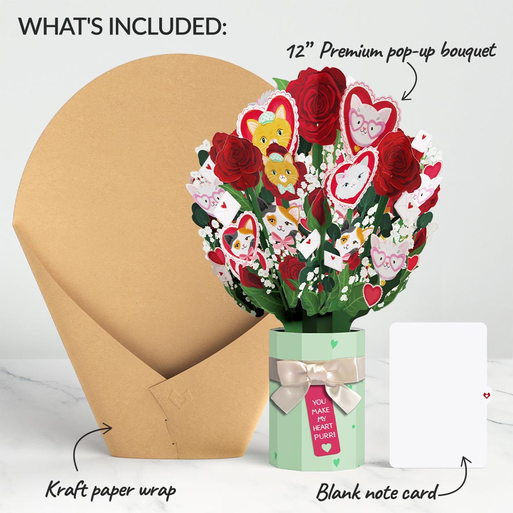 You Make My Heart Purr Cat Bouquet、mySite、solidvoid