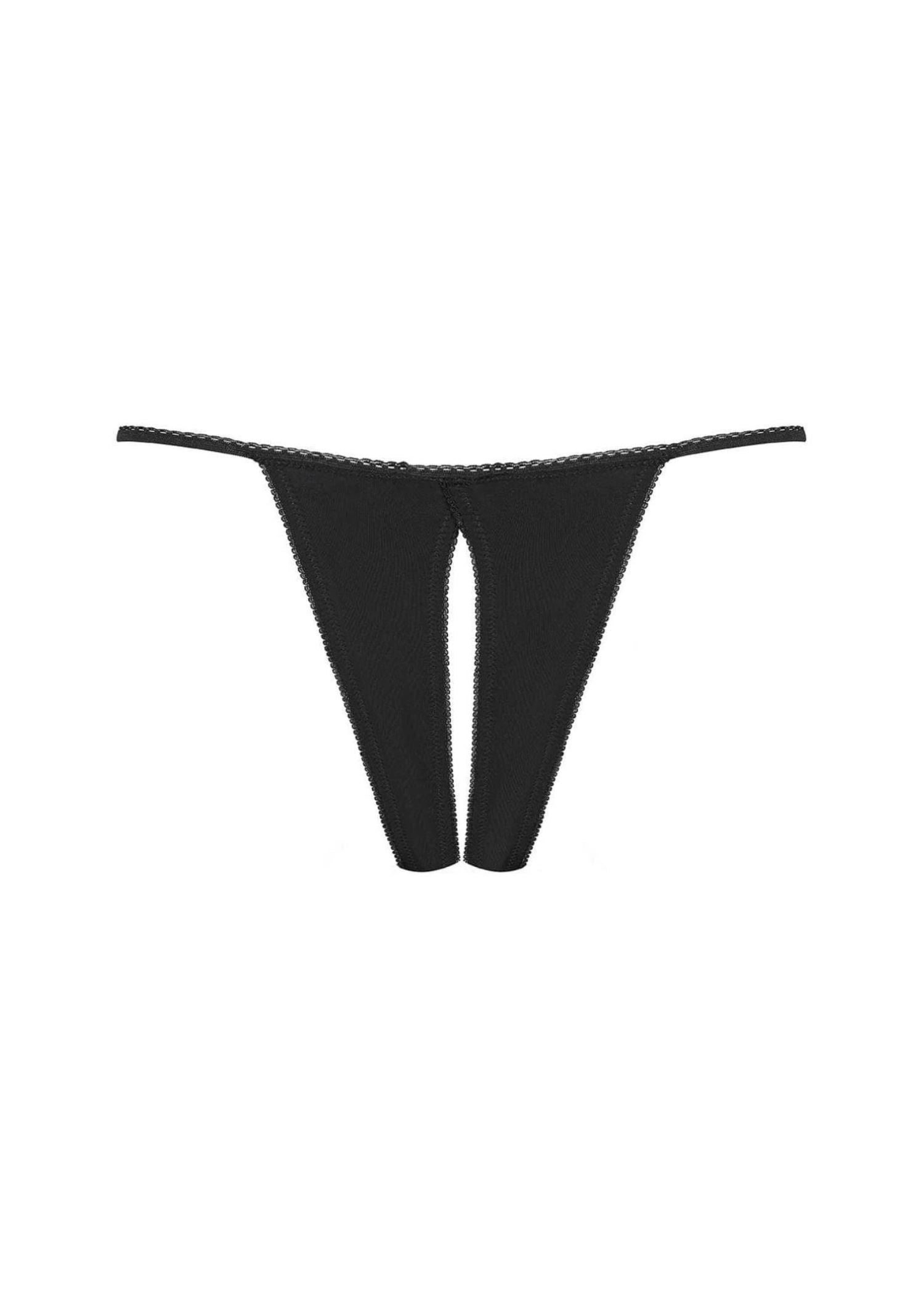  Le Petit Secret Openable Thong (Black)、mySite、justintrudeaud