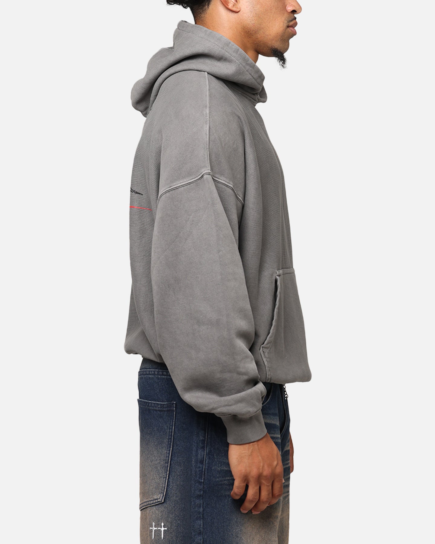 Saint Morta St Valentines Boxy Hoodie Washed Charcoal、mySite、zt4zffjzw