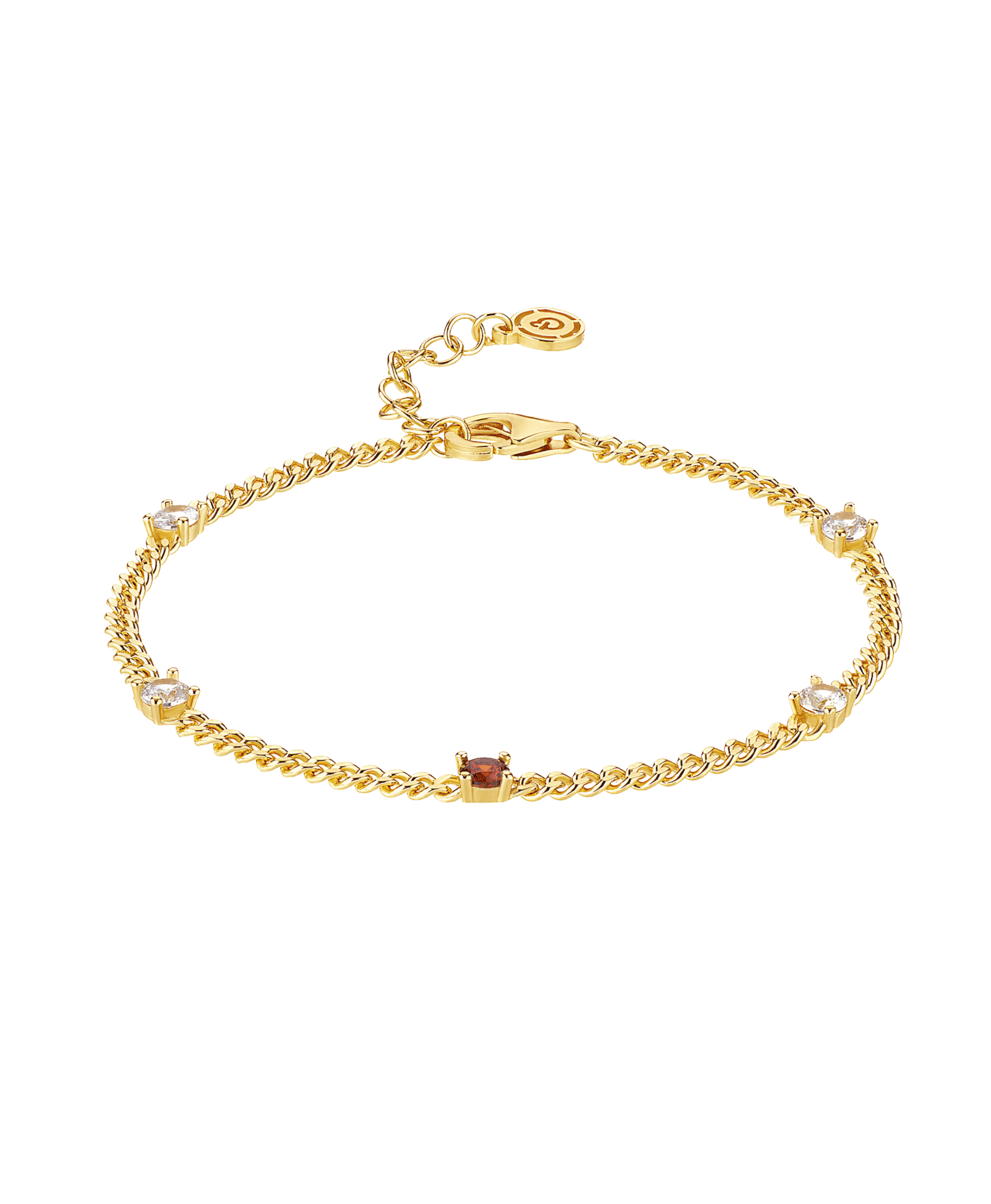 Birthstone Bracelet January 18ct Gold Plated、mySite、botmansion