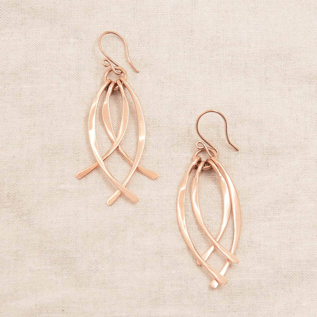 Copper Wire Wrap Earrings - Limited Edition、mySite、hinf8tx79