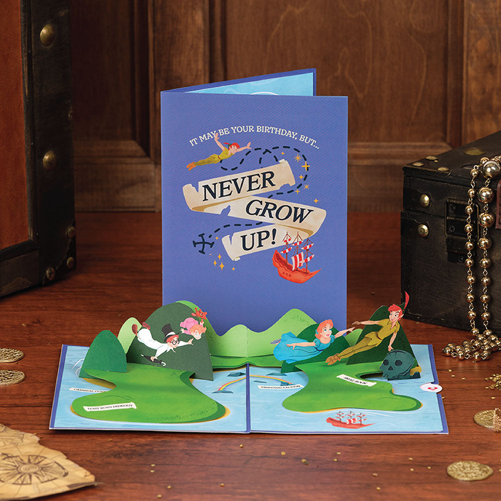 Disney's Peter Pan Neverland Birthday Pop-Up Card、mySite、solidvoid