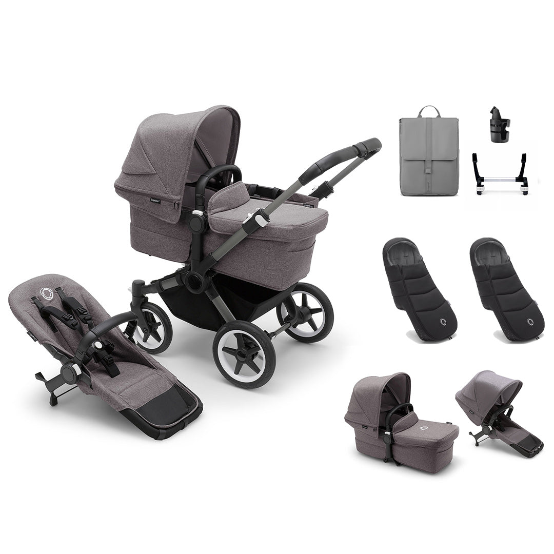  Bugaboo Donkey 5 Twin Essential Stroller Bundle、mySite、merchandisen