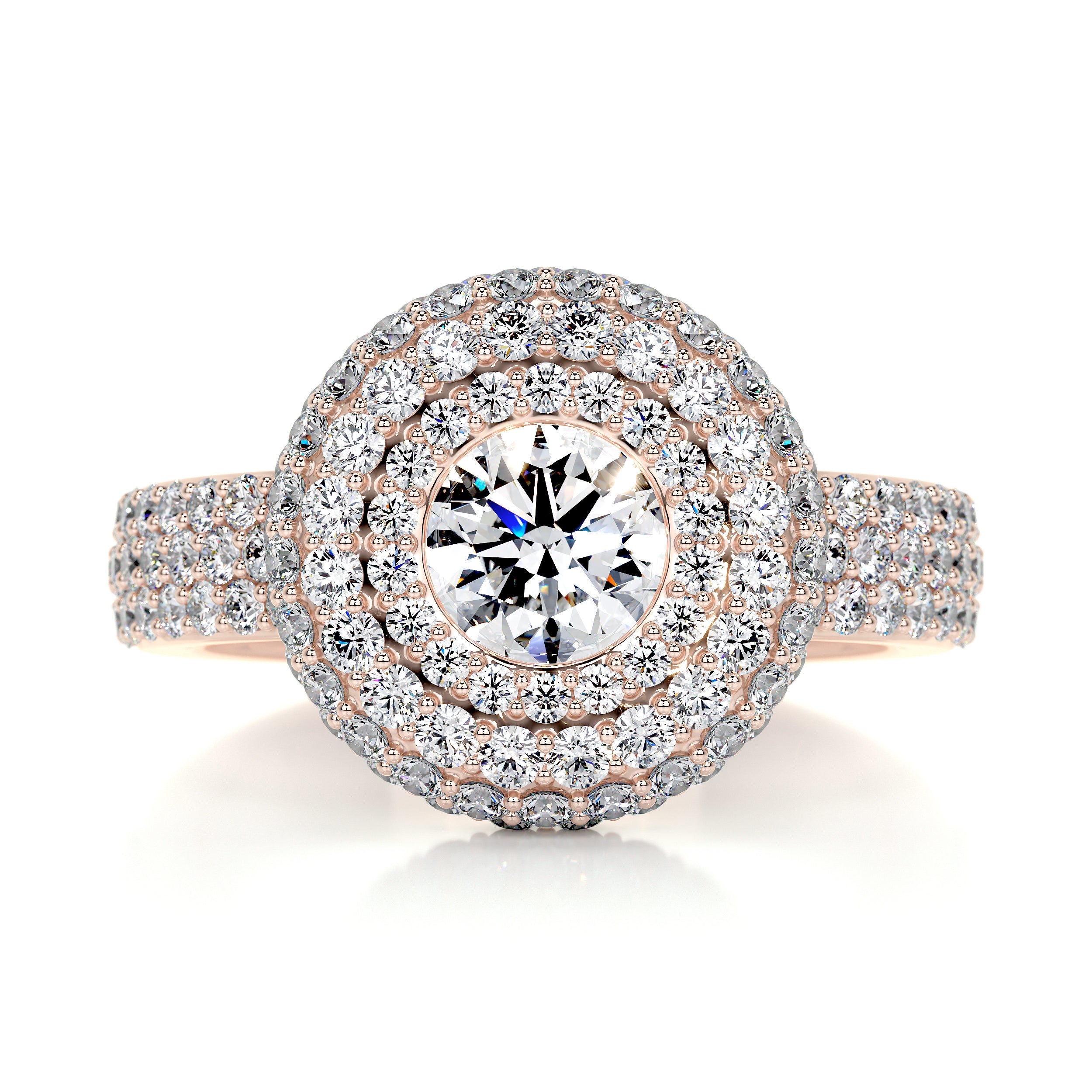 Reagan Diamond Engagement Ring -14K Rose Gold、mySite、hinf8tx79