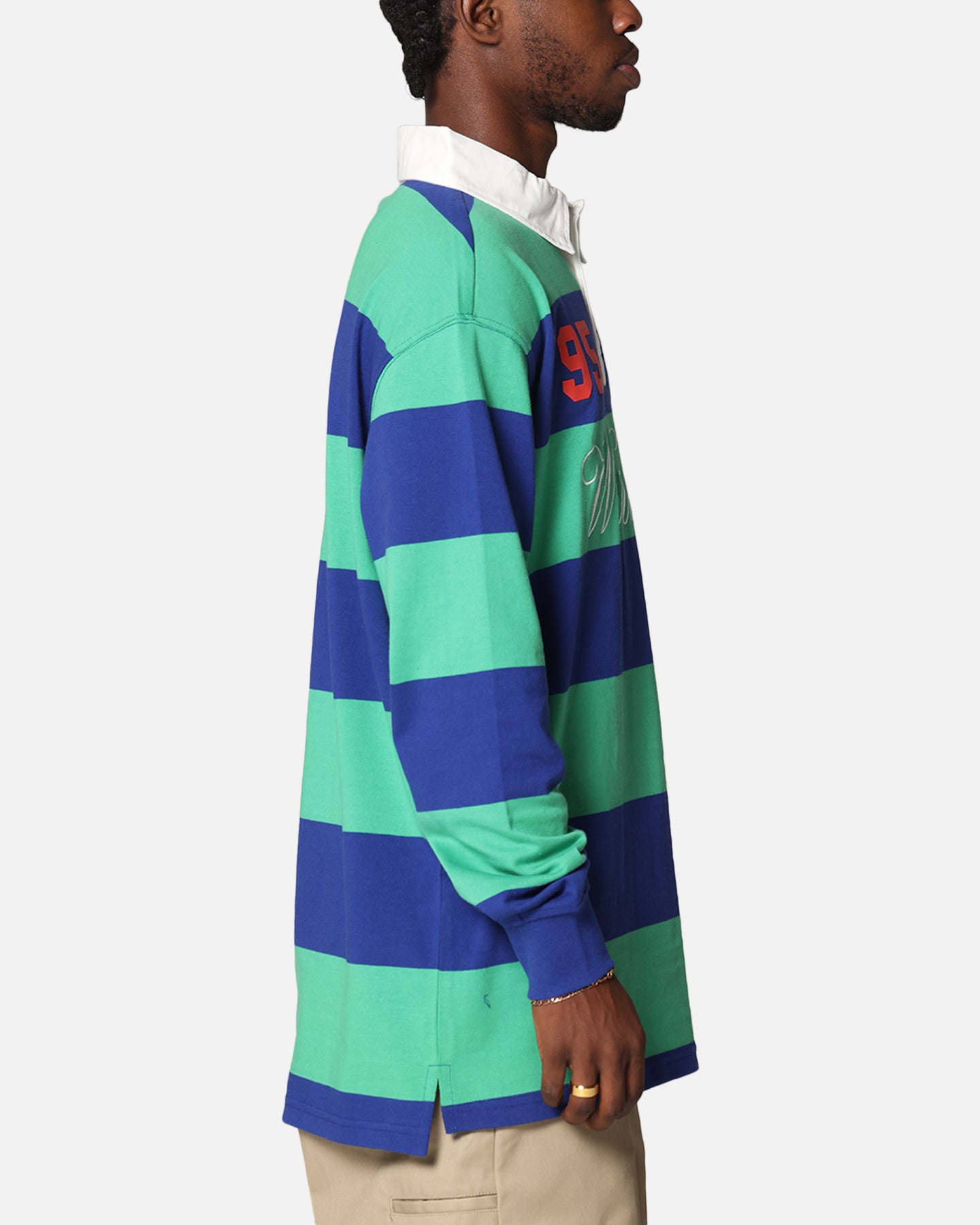 Bleacher Athletic New Zealand Warriors NRL Stripe Rugby Polo Shirt Official Team Colour、mySite、zt4zffjzw