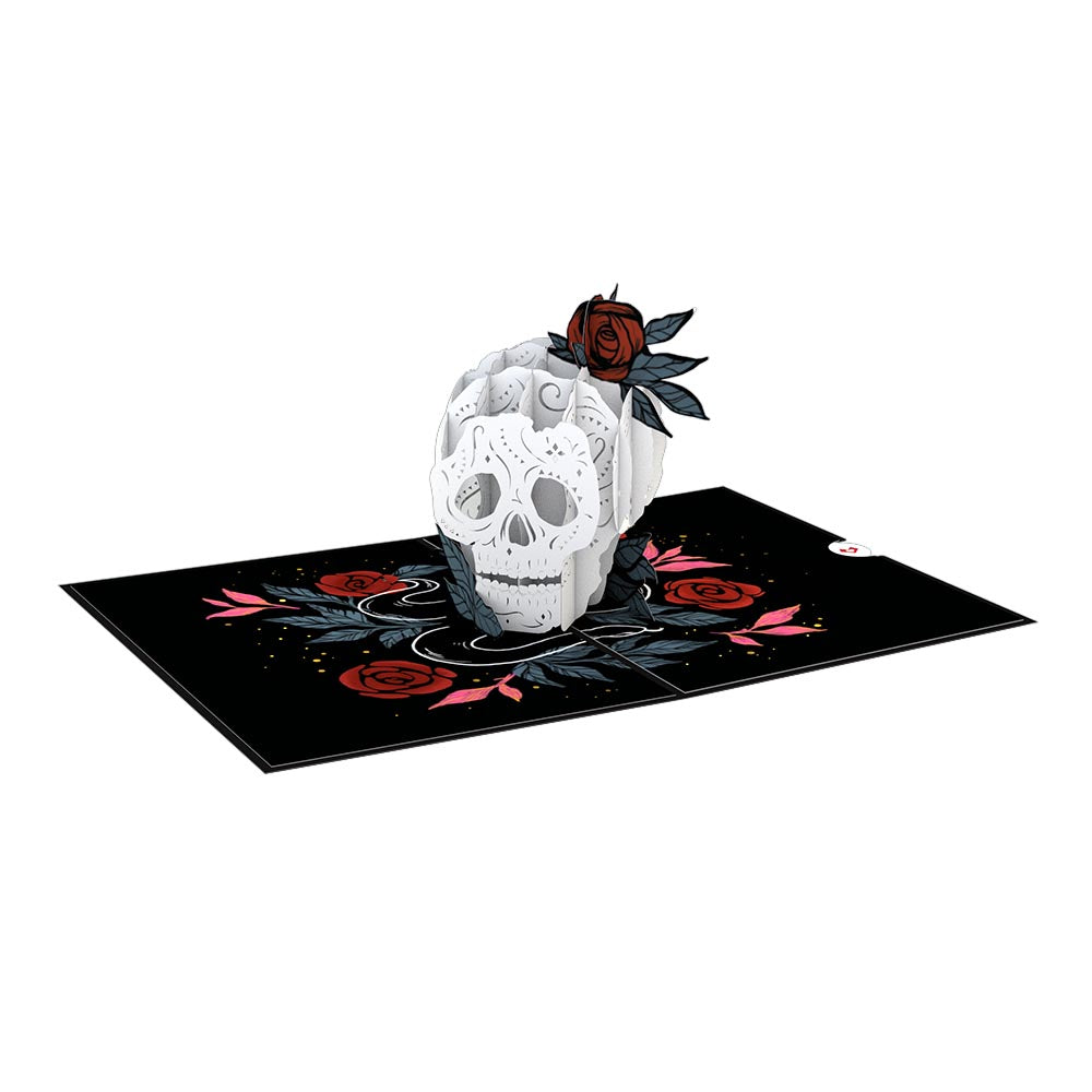 Rose Skull Pop-Up Card、mySite、solidvoid