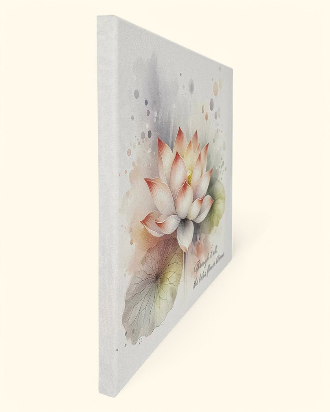 Lotus Inspirational Wall Canvas、mySite、topwebapps